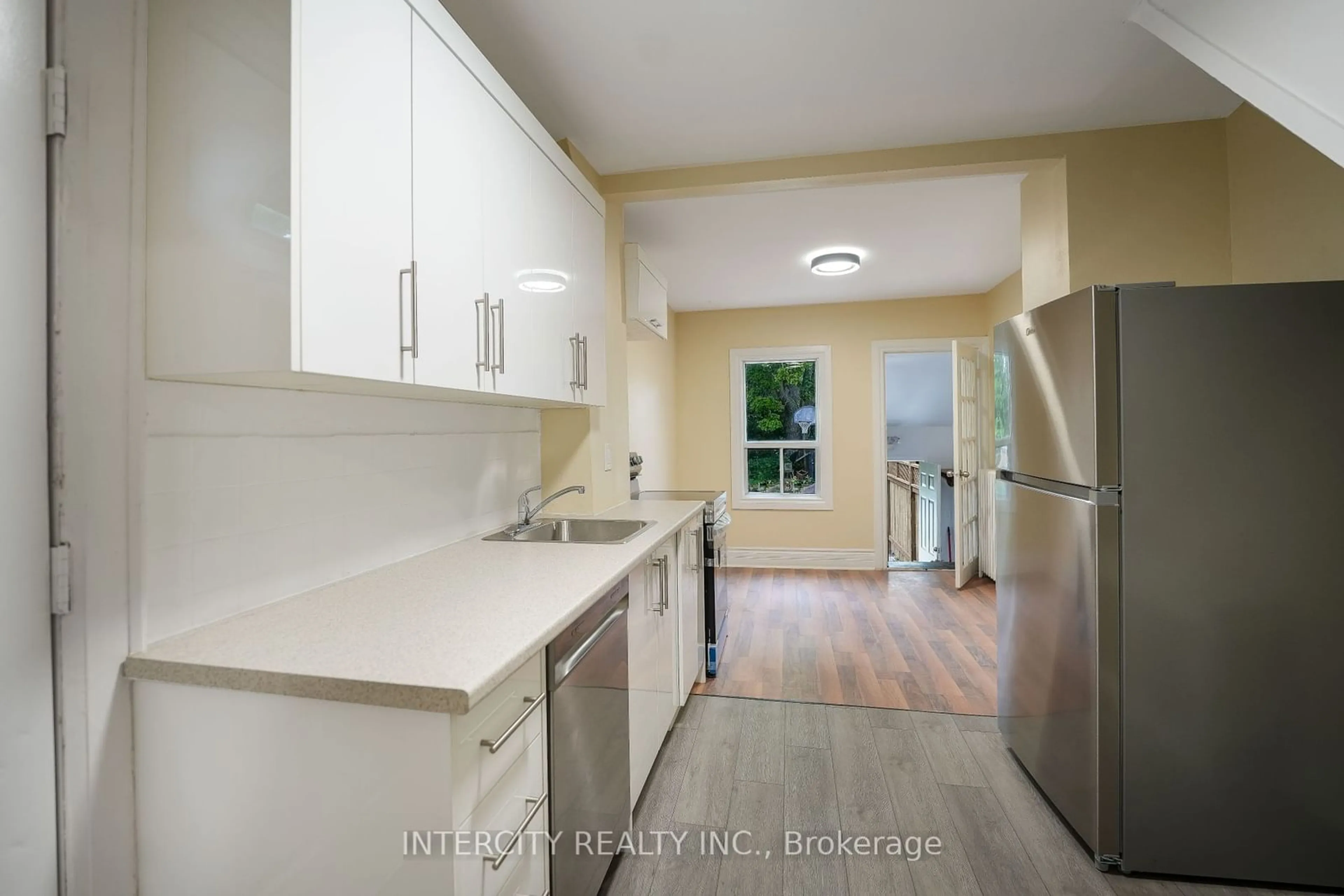 Standard kitchen, wood floors for 44 Branstone Rd, Toronto Ontario M6E 4E4