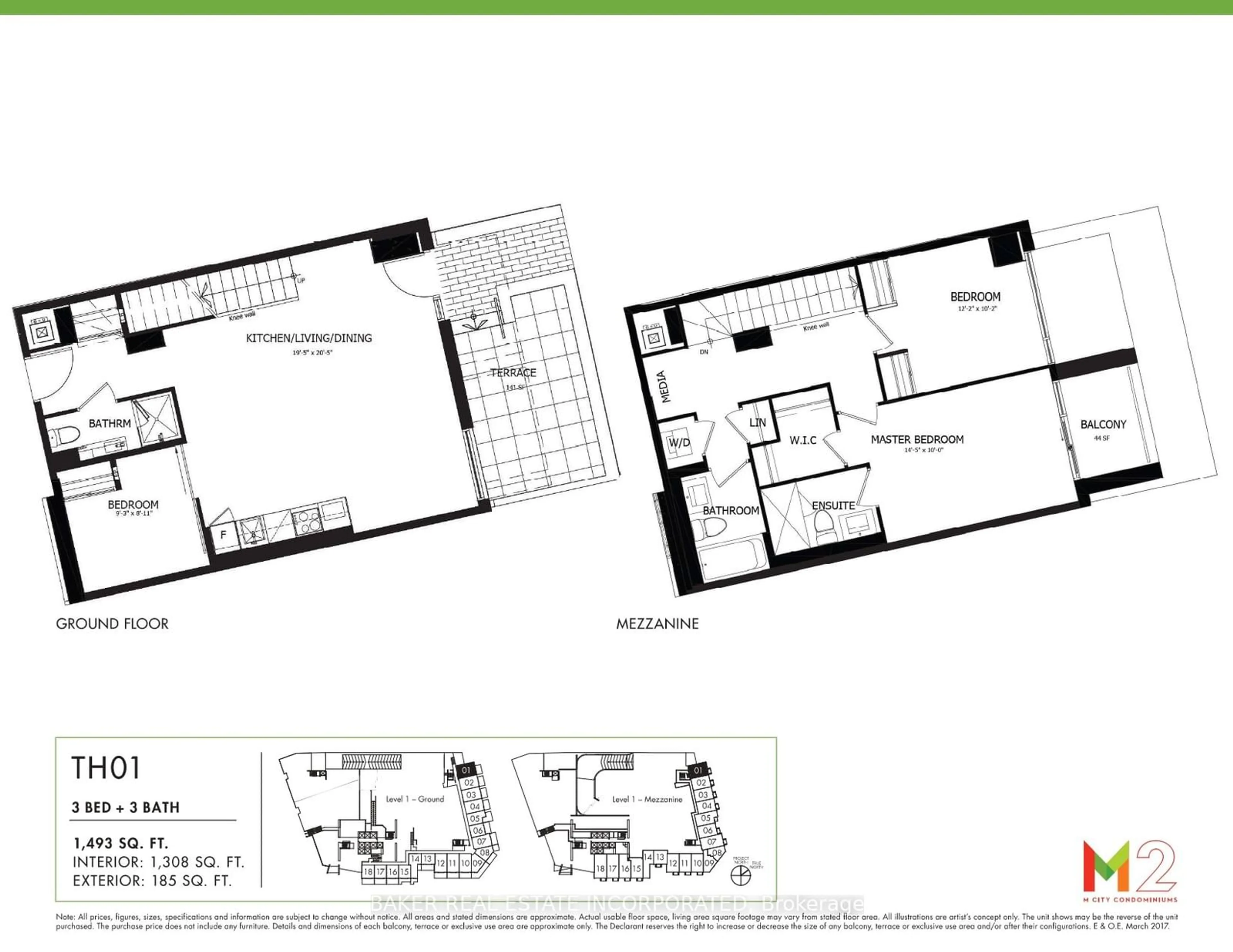 Floor plan for 3883 Quartz Rd #101, Mississauga Ontario L5B 0M4