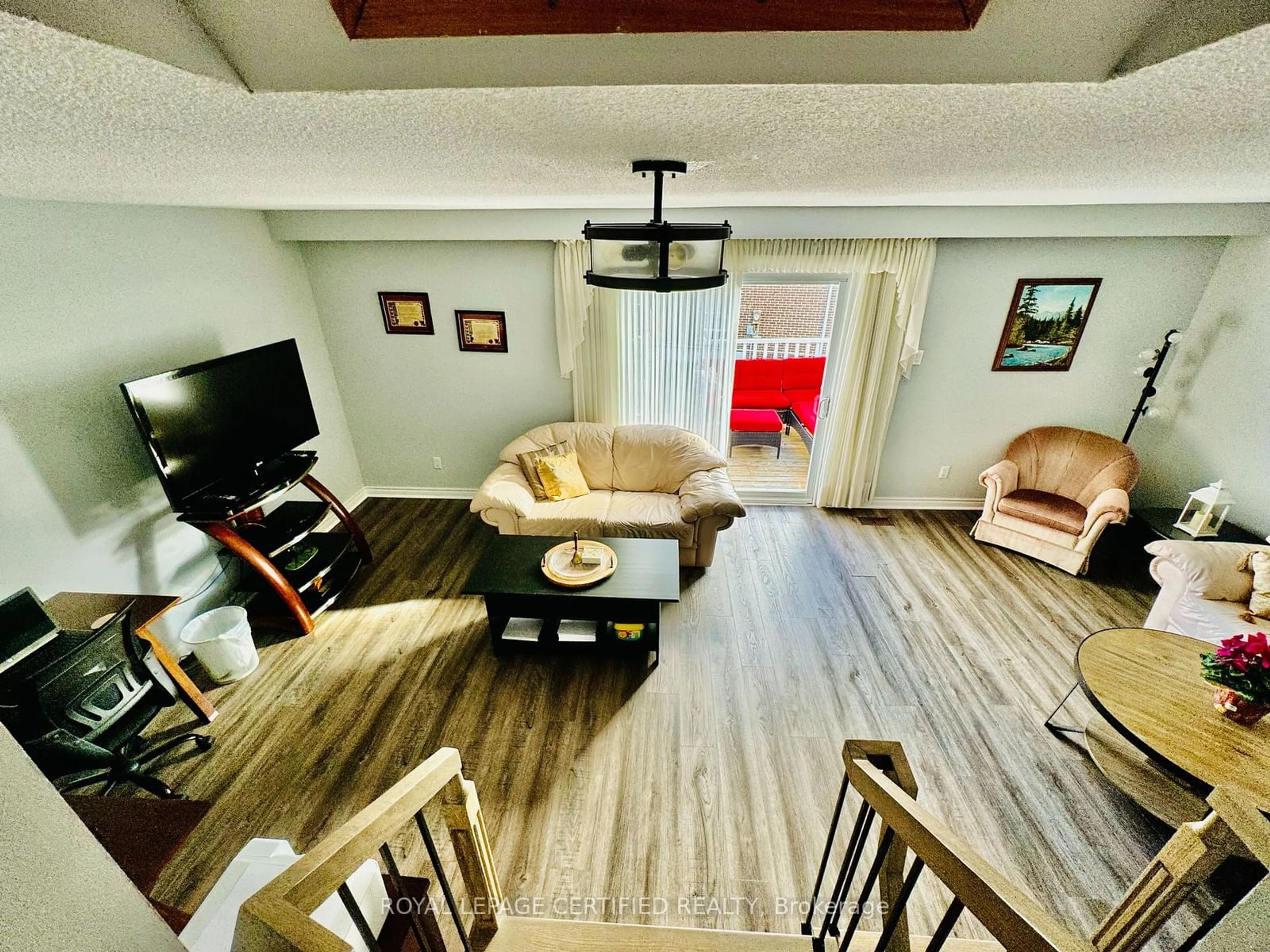 Living room, wood floors for 41 Winterfold Dr, Brampton Ontario L6V 3S8