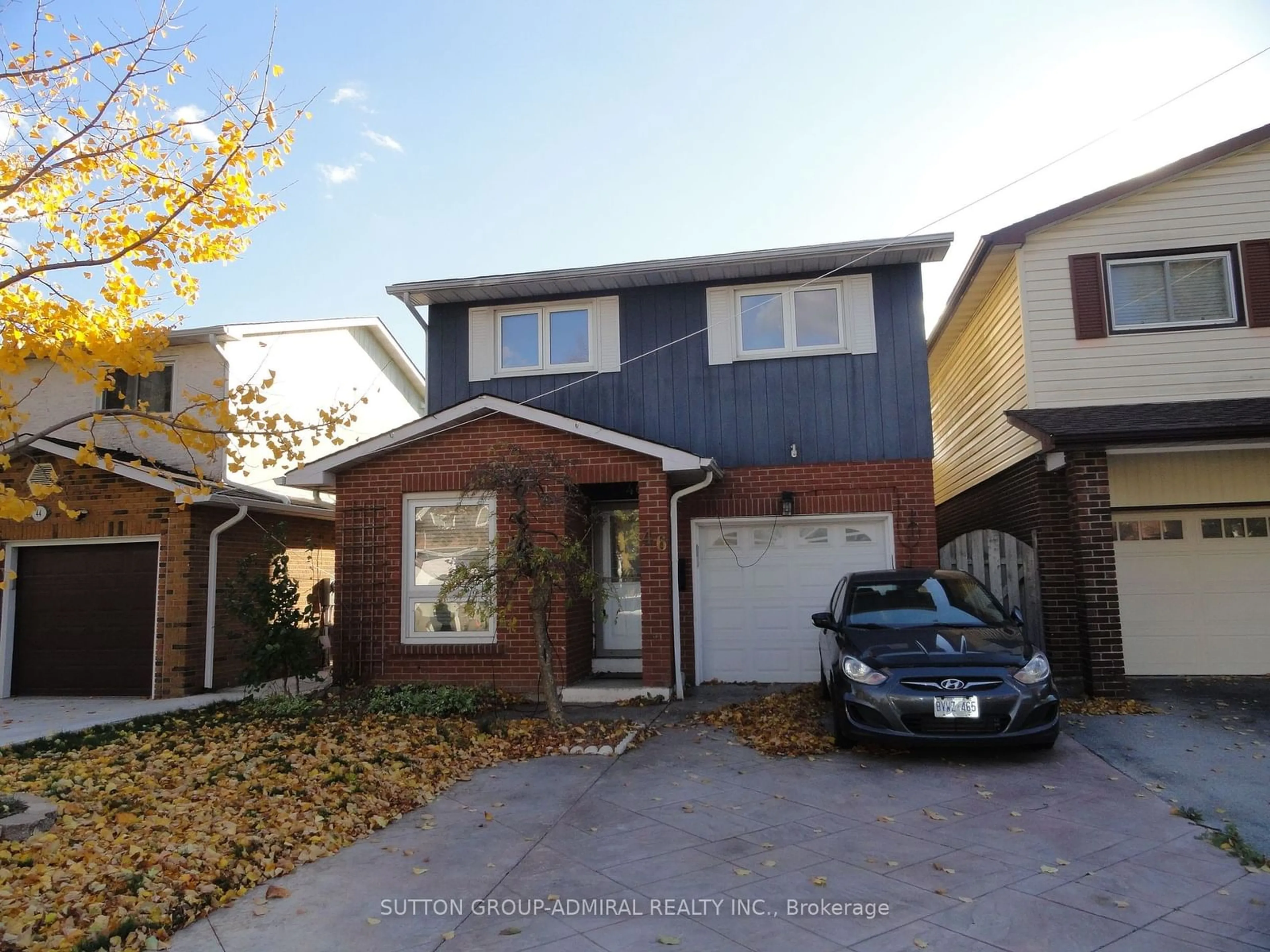 Frontside or backside of a home, the street view for 46 Lady Stewart Blvd, Brampton Ontario L6S 3Y3