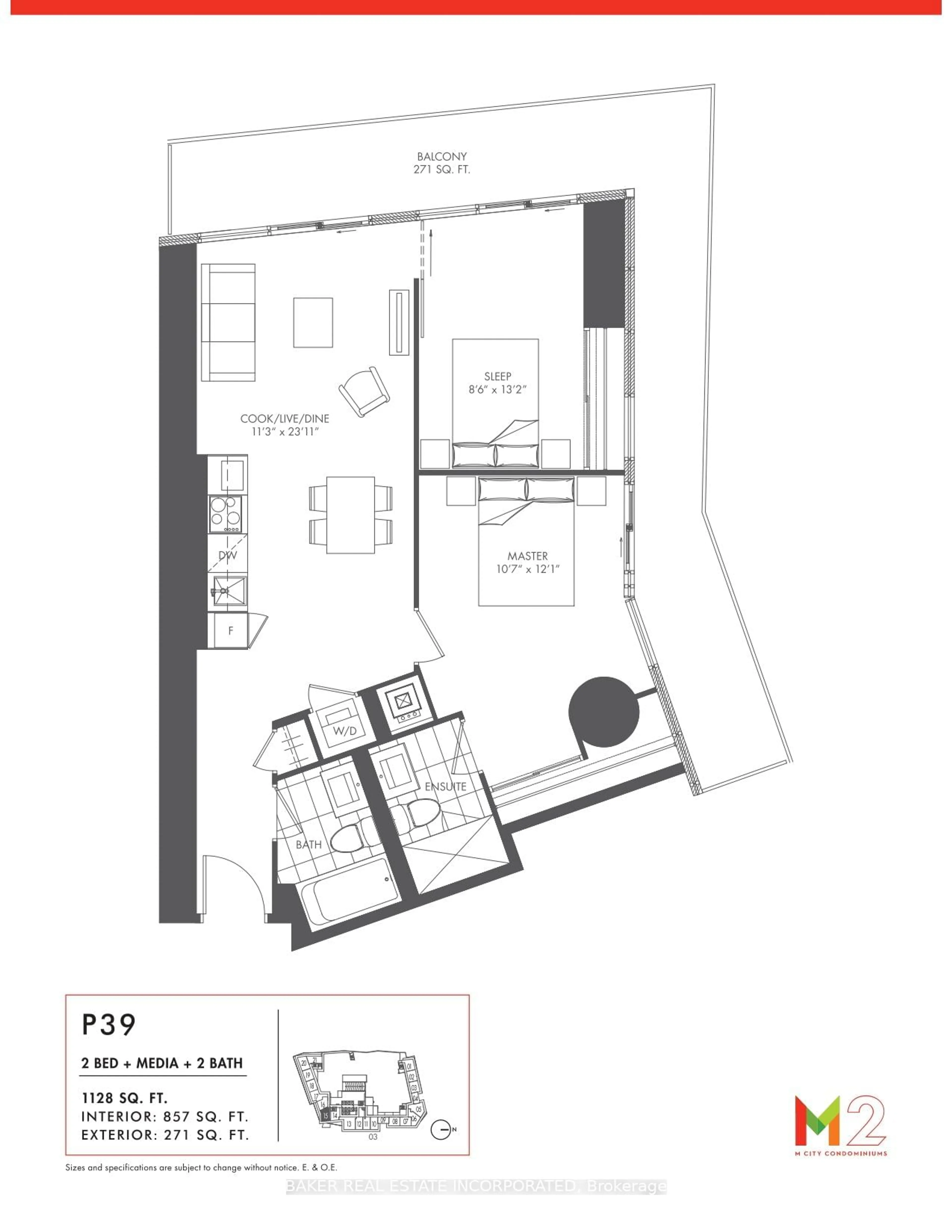 Floor plan for 3883 Quartz Rd #315, Mississauga Ontario L5B 0M4