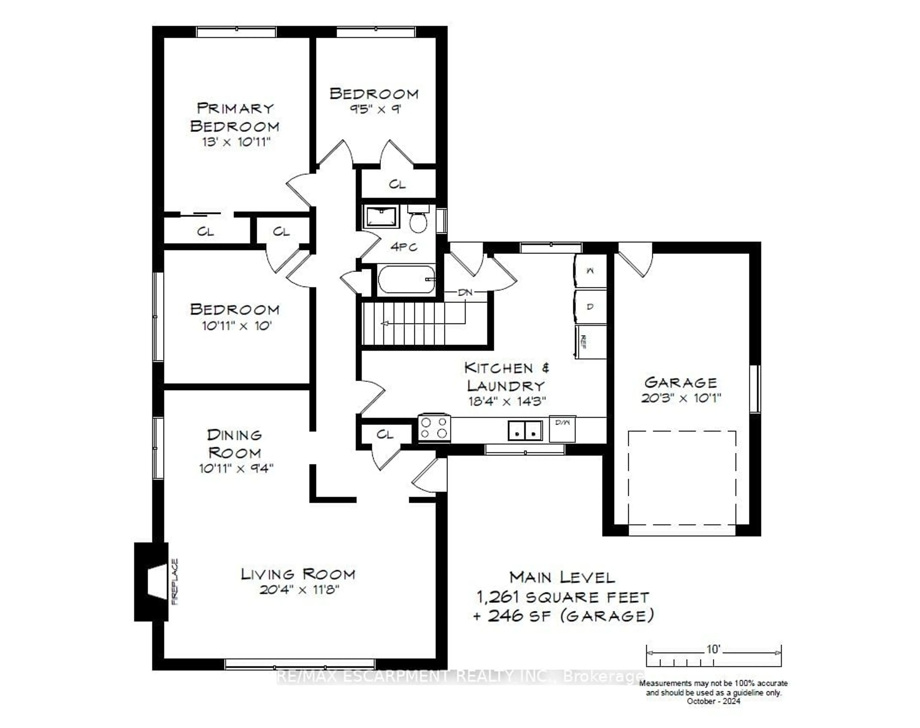 Floor plan for 697 George St, Burlington Ontario L7R 2V8