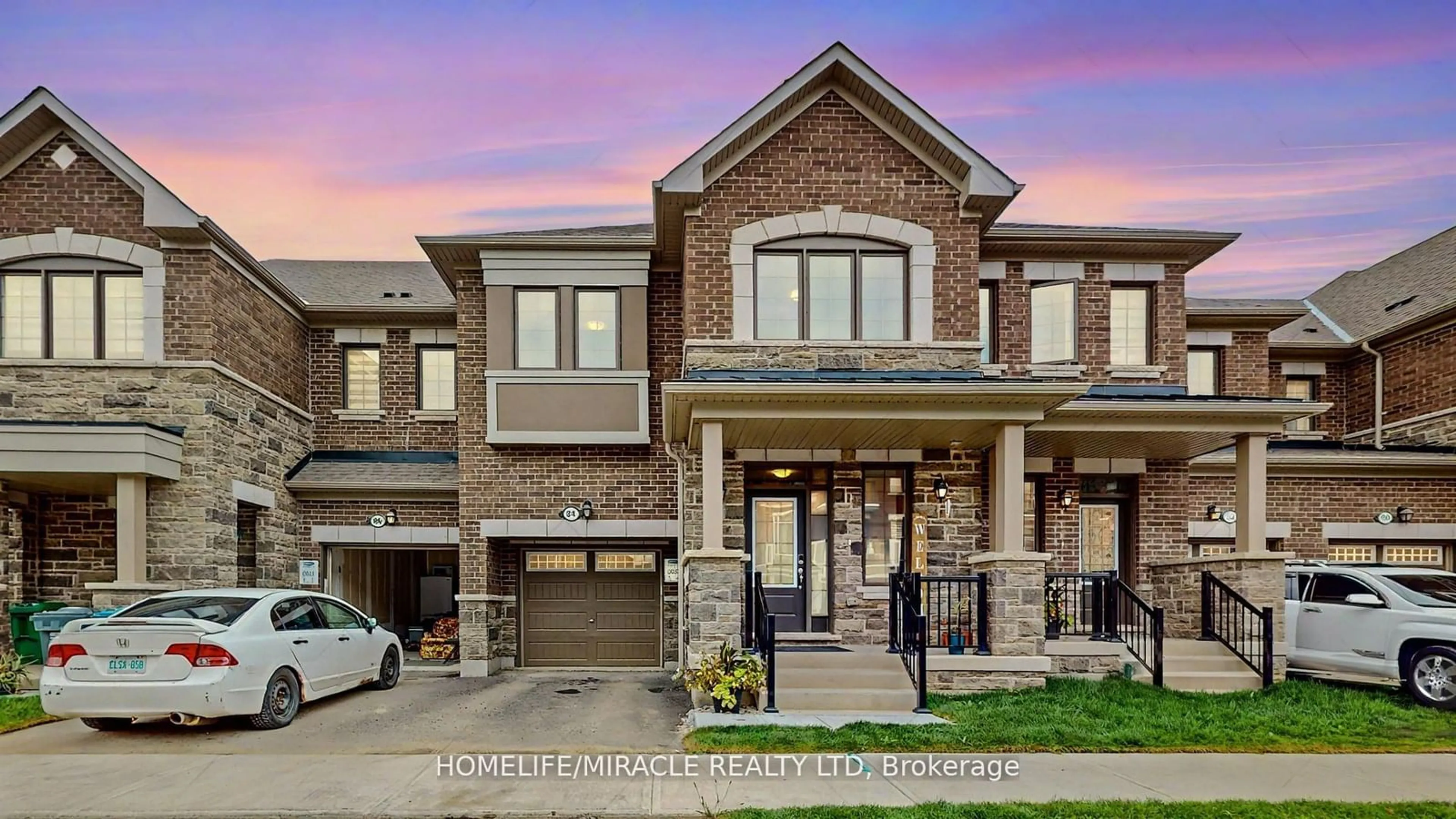 Home with brick exterior material for 84 Keppel Circ, Brampton Ontario L7A 5K9