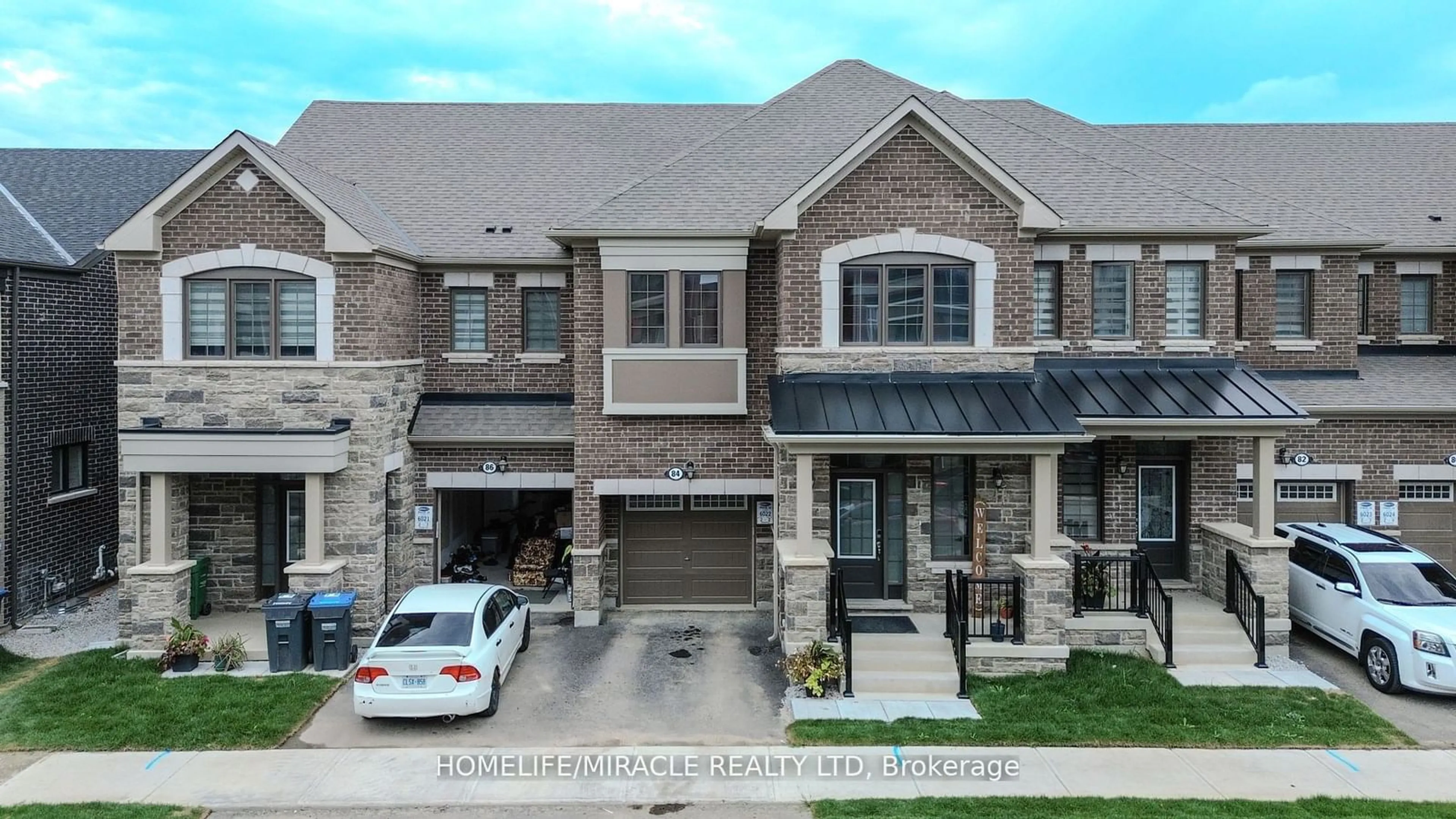 Home with brick exterior material for 84 Keppel Circ, Brampton Ontario L7A 5K9