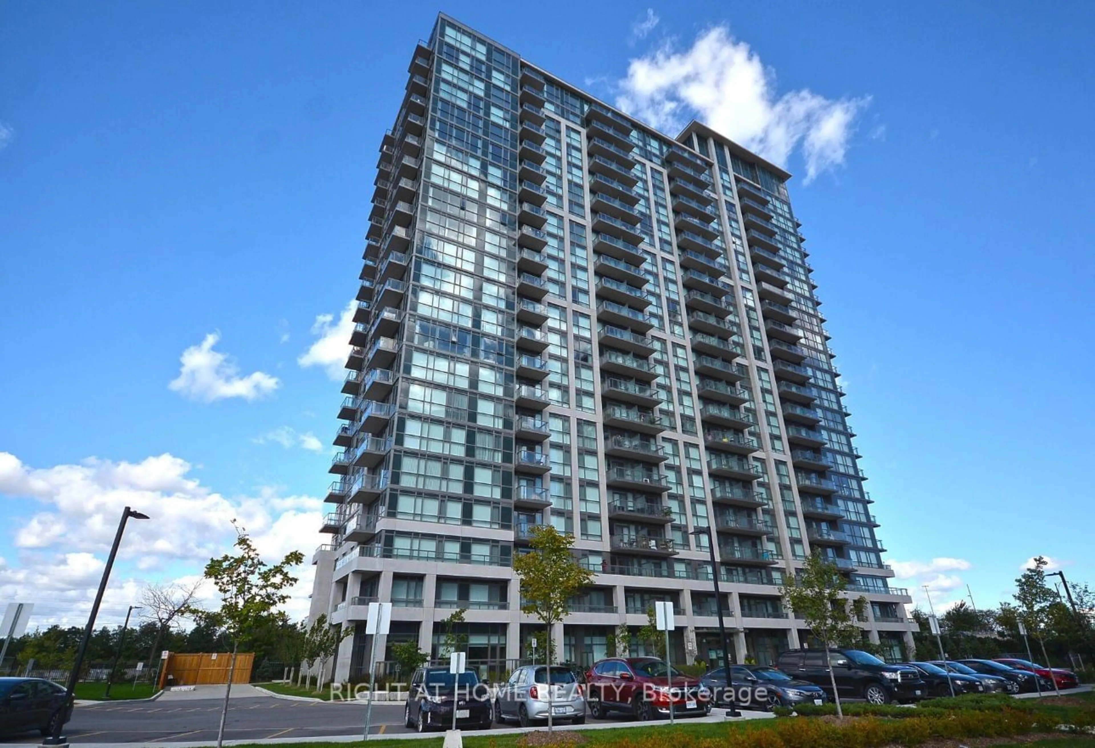 A pic from exterior of the house or condo, the front or back of building for 349 Rathburn Rd #807, Mississauga Ontario L5B 0G9