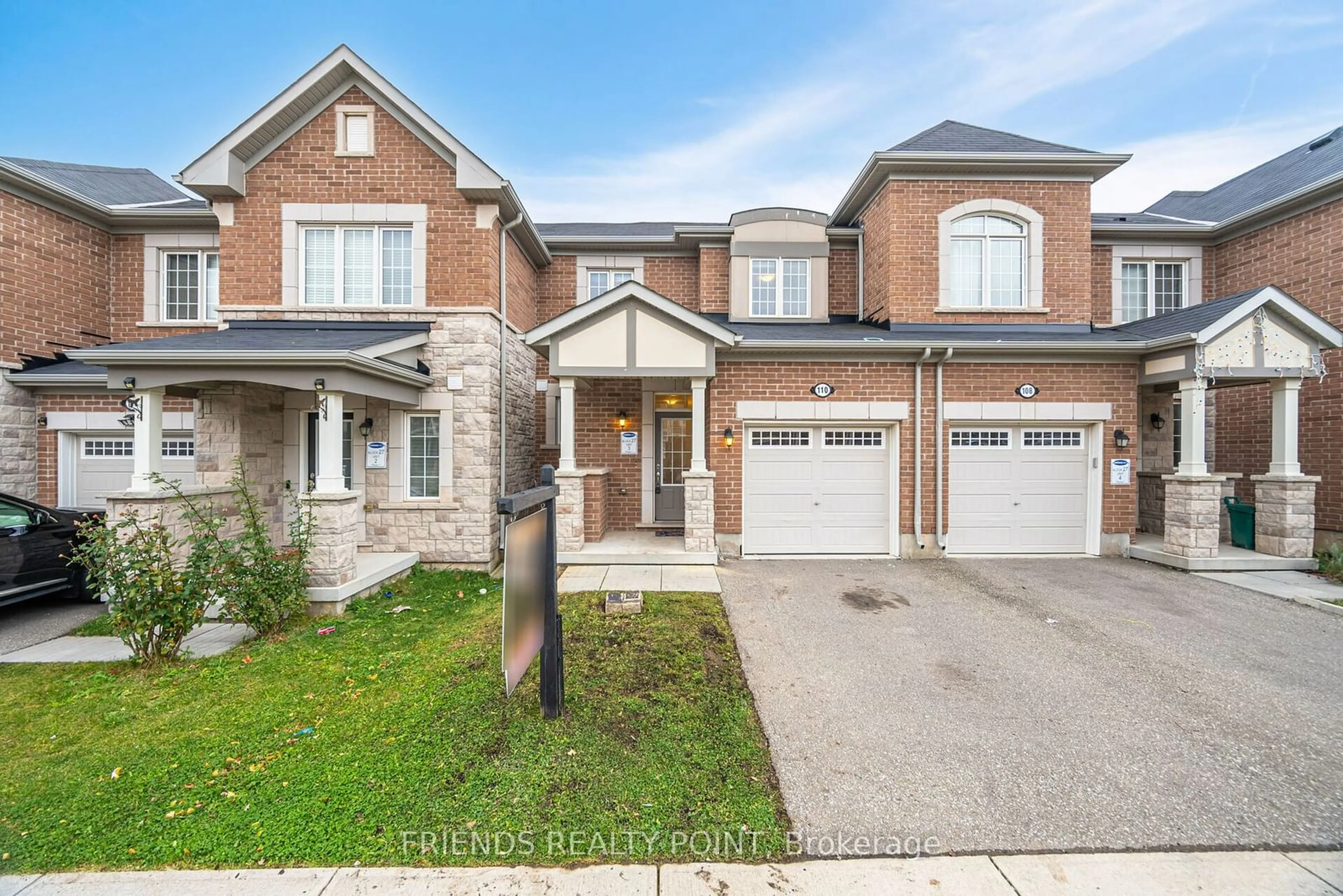 Home with brick exterior material for 110 Bond Head Crt, Milton Ontario L9E 1G5