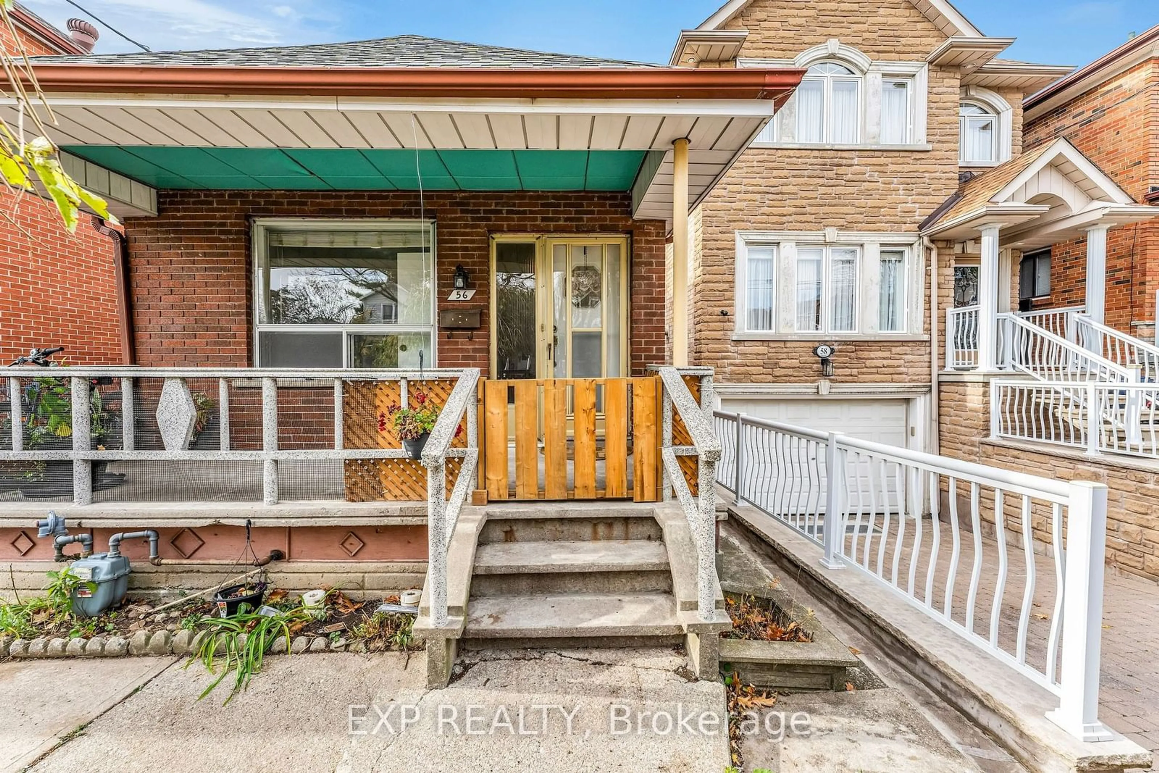 A pic from exterior of the house or condo, cottage for 56 Branstone Rd, Toronto Ontario M6E 4E4