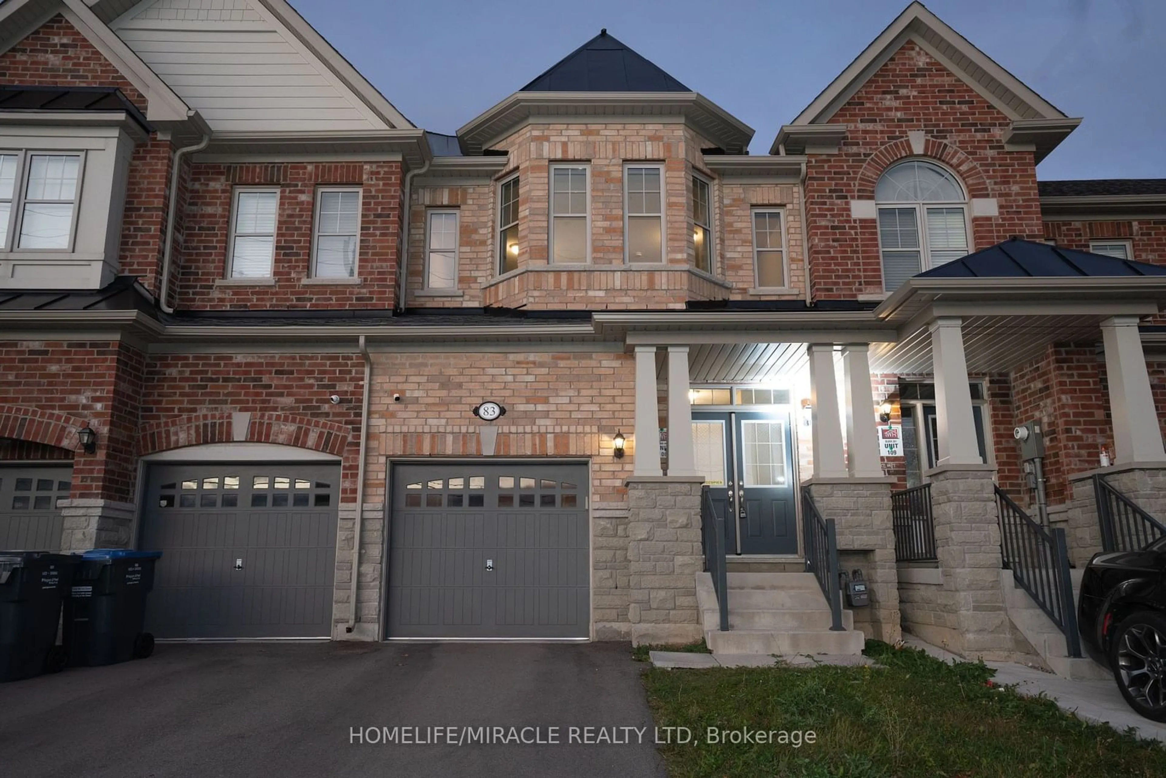 A pic from exterior of the house or condo, the street view for 83 Finegan Circ, Brampton Ontario L7A 0B7