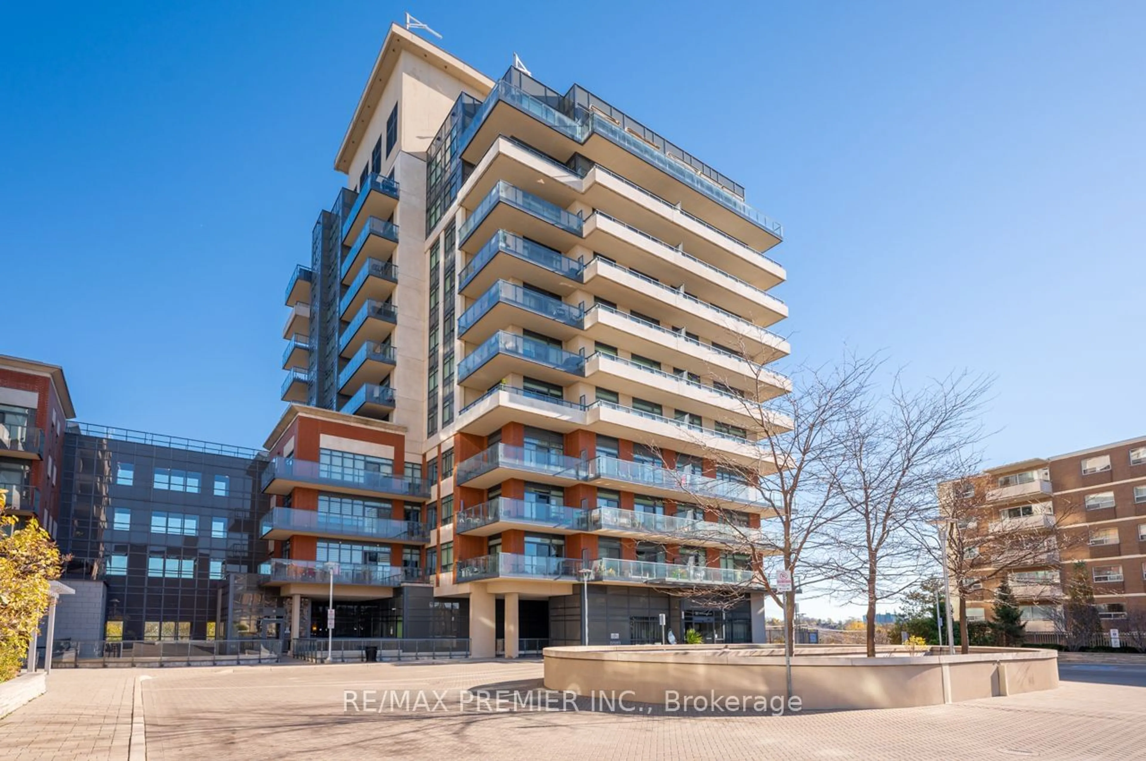 A pic from exterior of the house or condo, the front or back of building for 35 Fontenay Crt #902, Toronto Ontario M9A 0C4