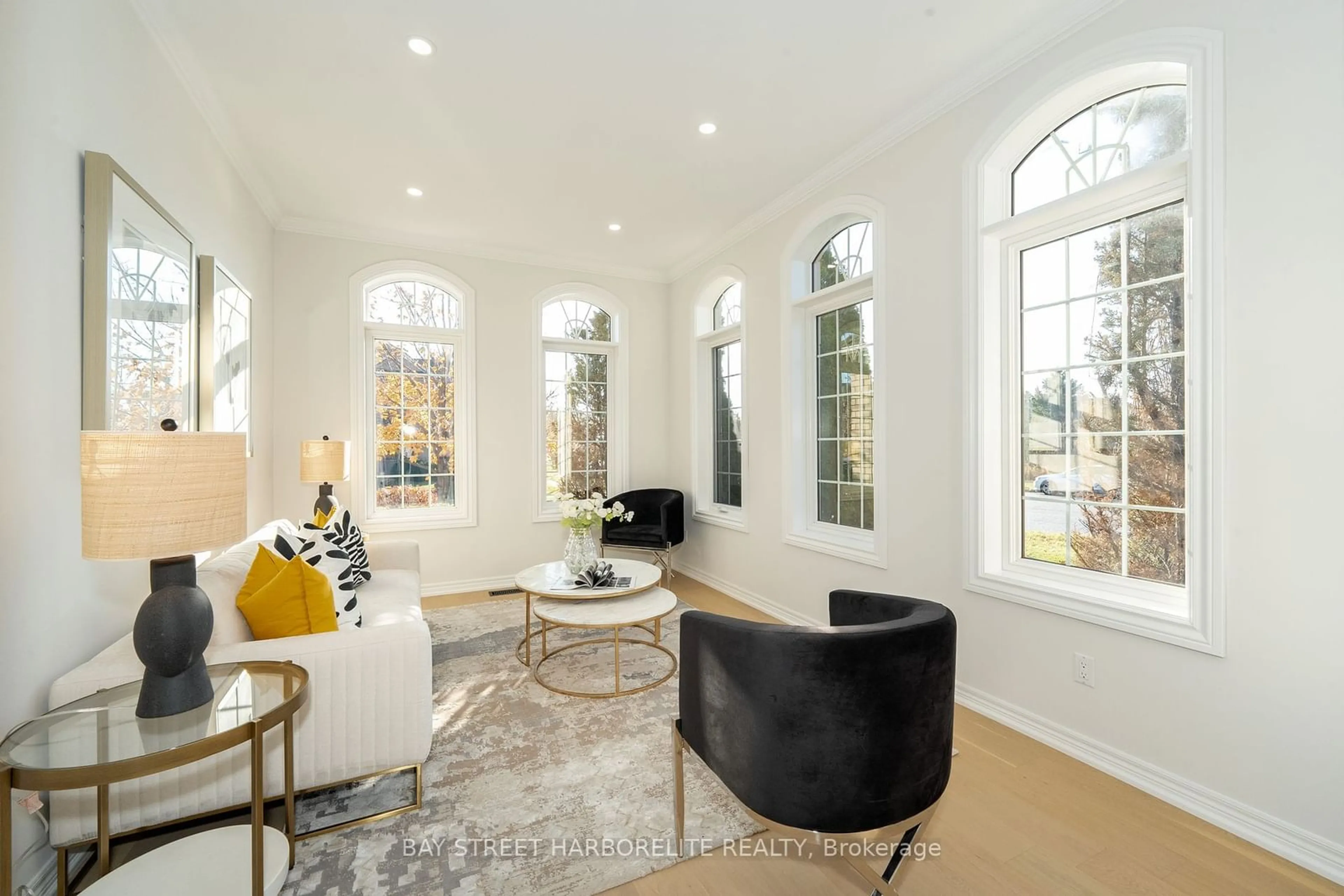 Living room, wood floors for 2349 Glenfield Rd, Oakville Ontario L6M 3V1