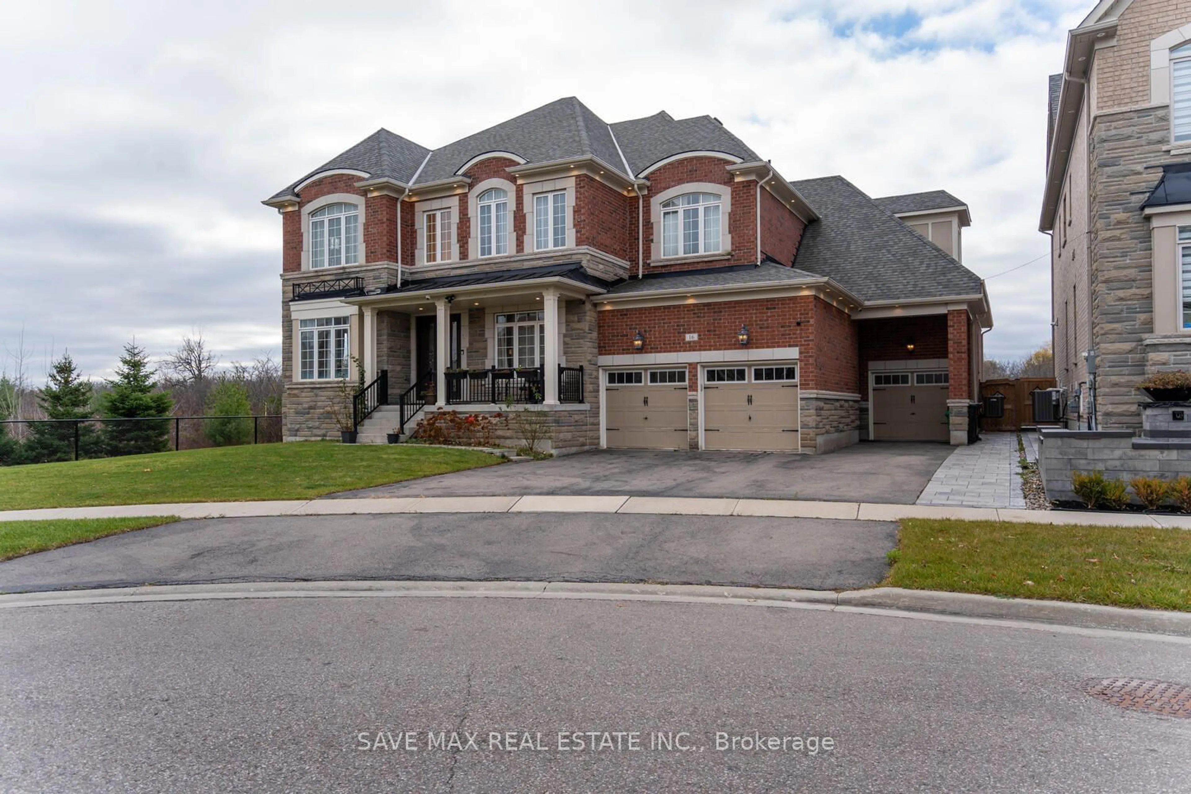 Frontside or backside of a home, the street view for 16 Layton St, Brampton Ontario L6P 4H4