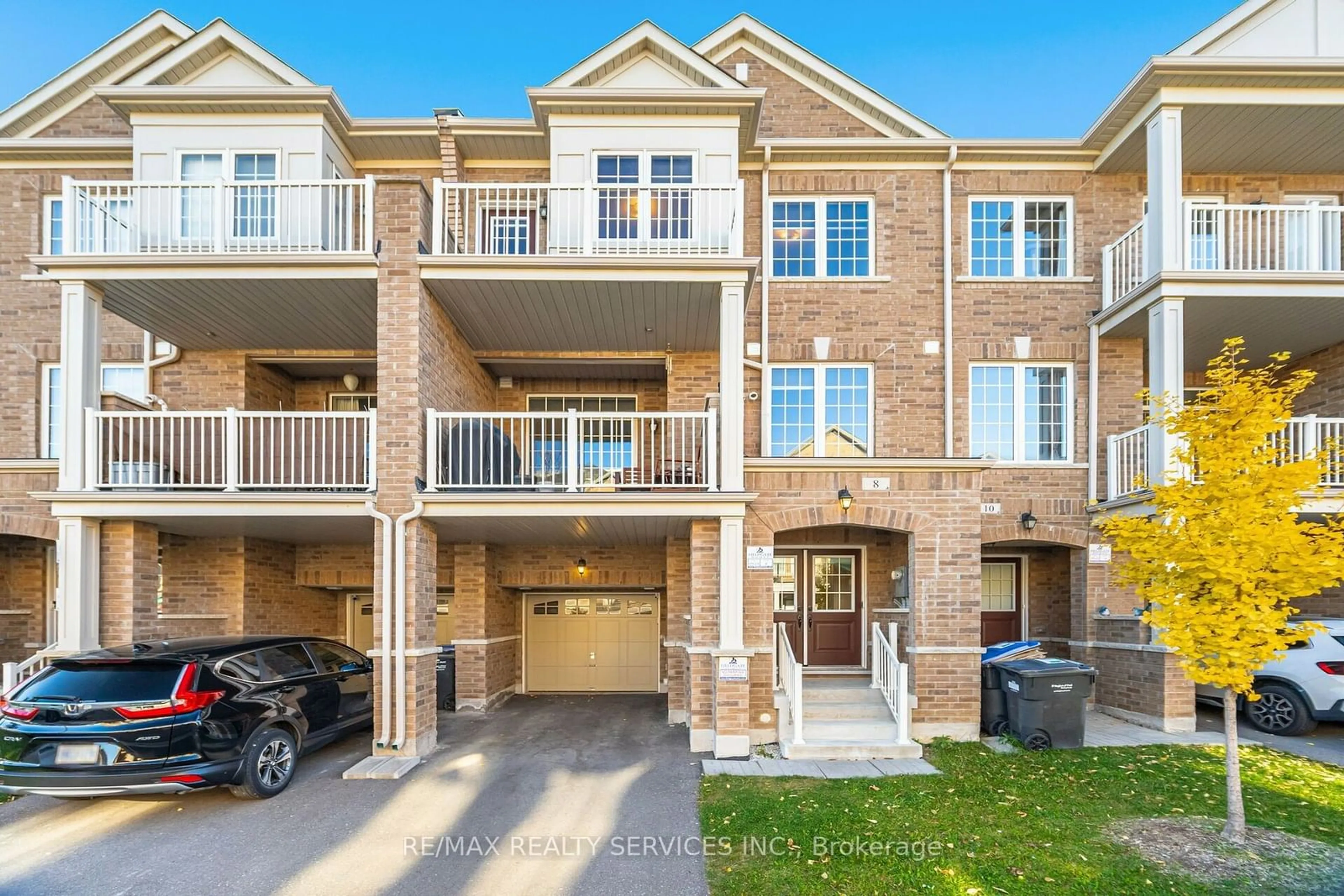 A pic from exterior of the house or condo, the street view for 8 Haymarket Dr, Brampton Ontario L7A 5C3