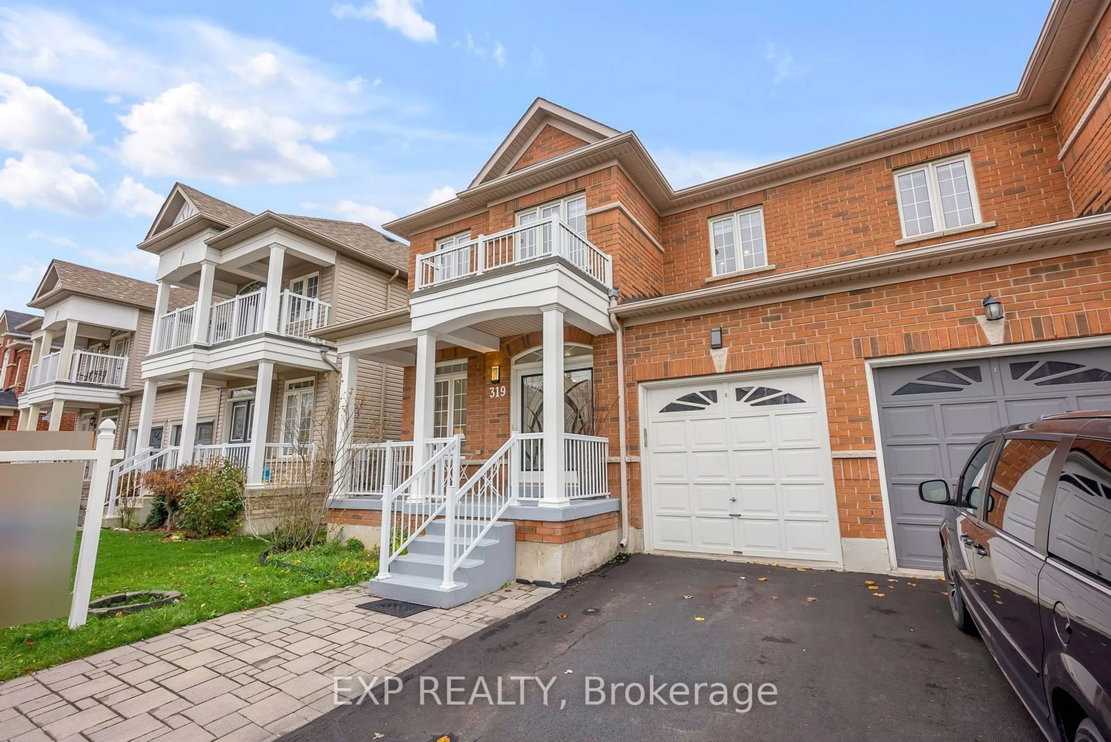 A pic from exterior of the house or condo, the street view for 319 Powys St, Milton Ontario L9T 6T6