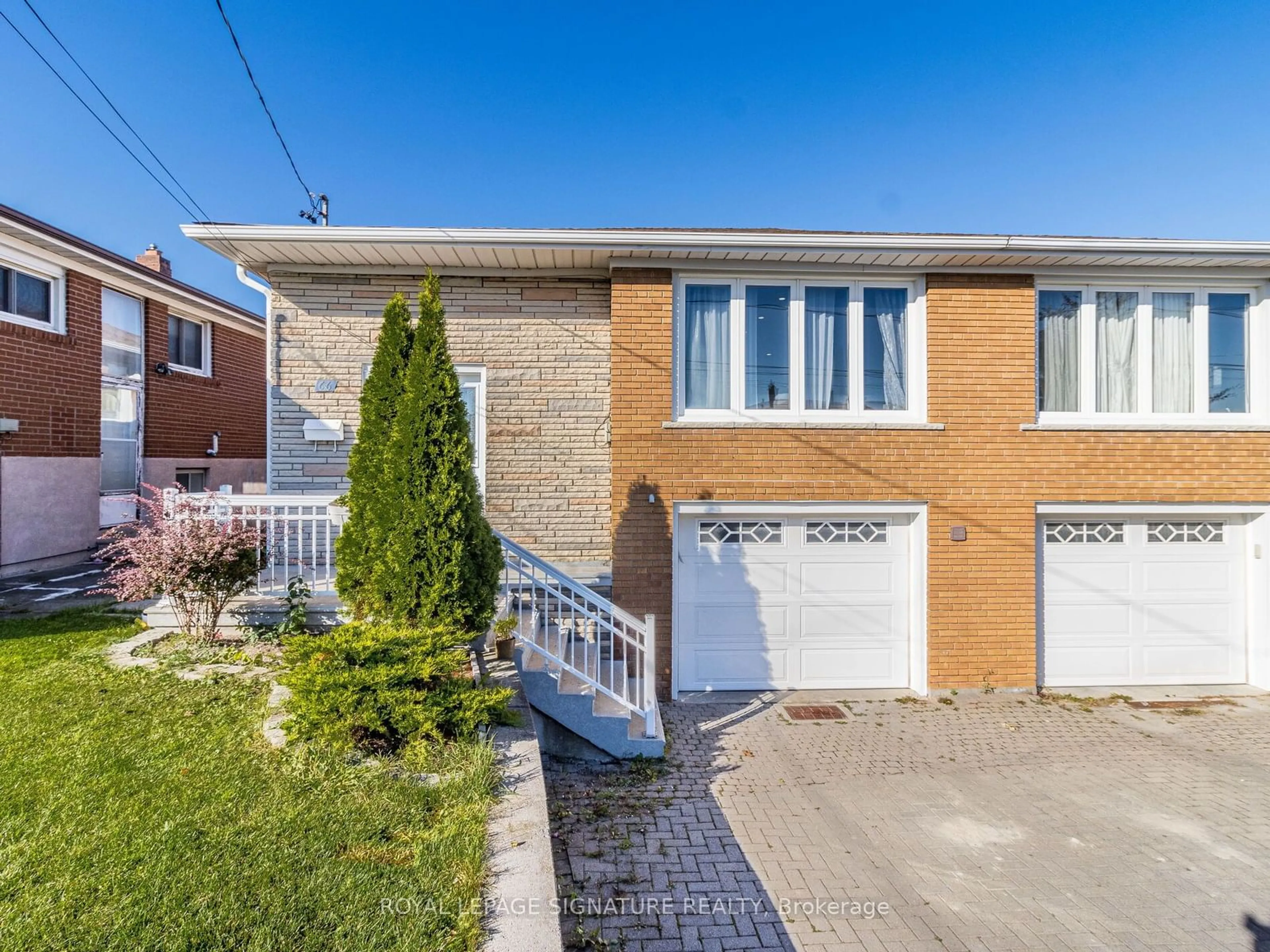 A pic from exterior of the house or condo, the street view for 66 Arleta Ave, Toronto Ontario M3L 2E7