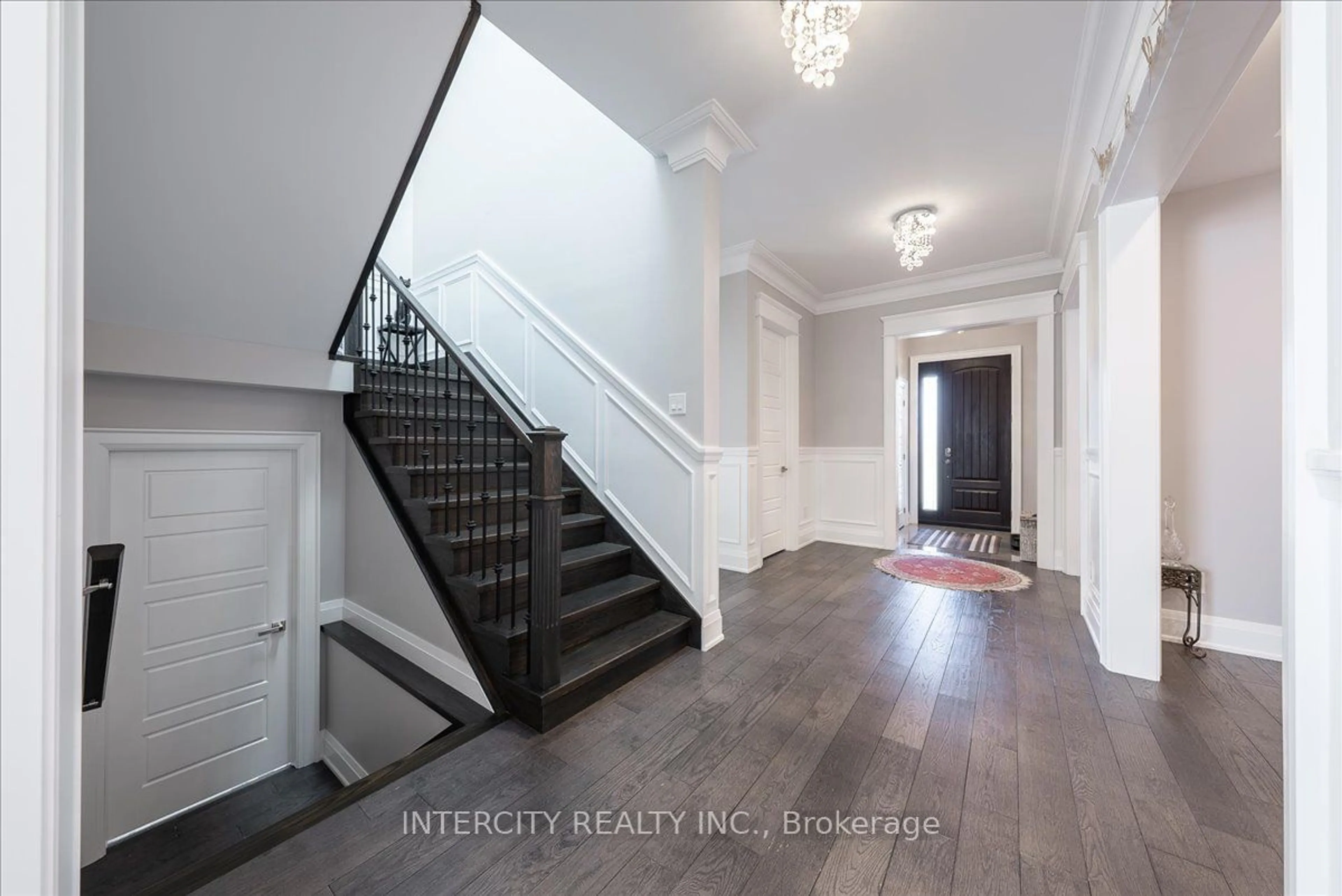 Indoor entryway, wood floors for 67 Mcadam Ave, Toronto Ontario M6A 1S6