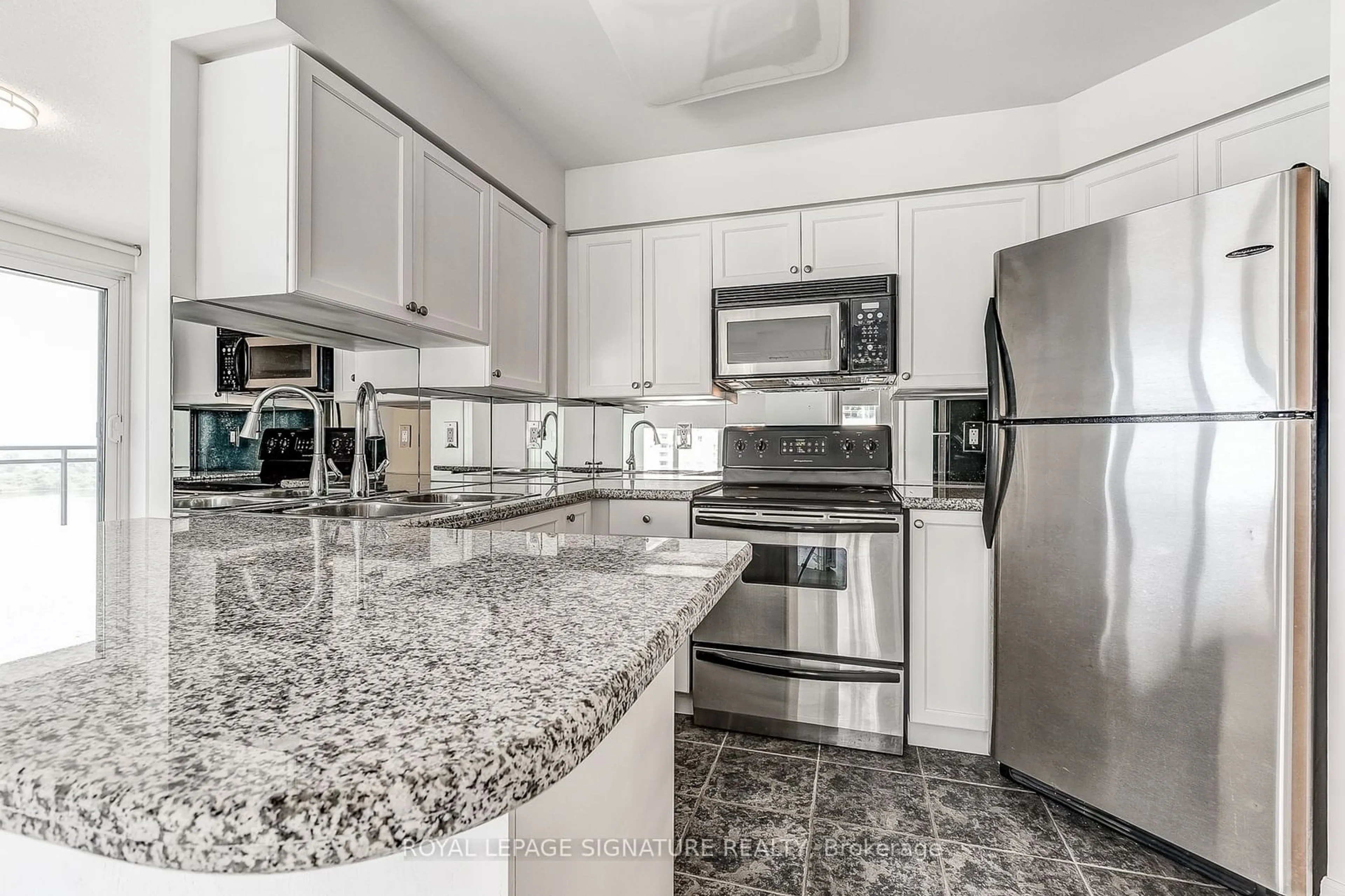 Kitchen, ceramic floors, cottage for 2121 Lake Shore Blvd #1211, Toronto Ontario M8V 4E9