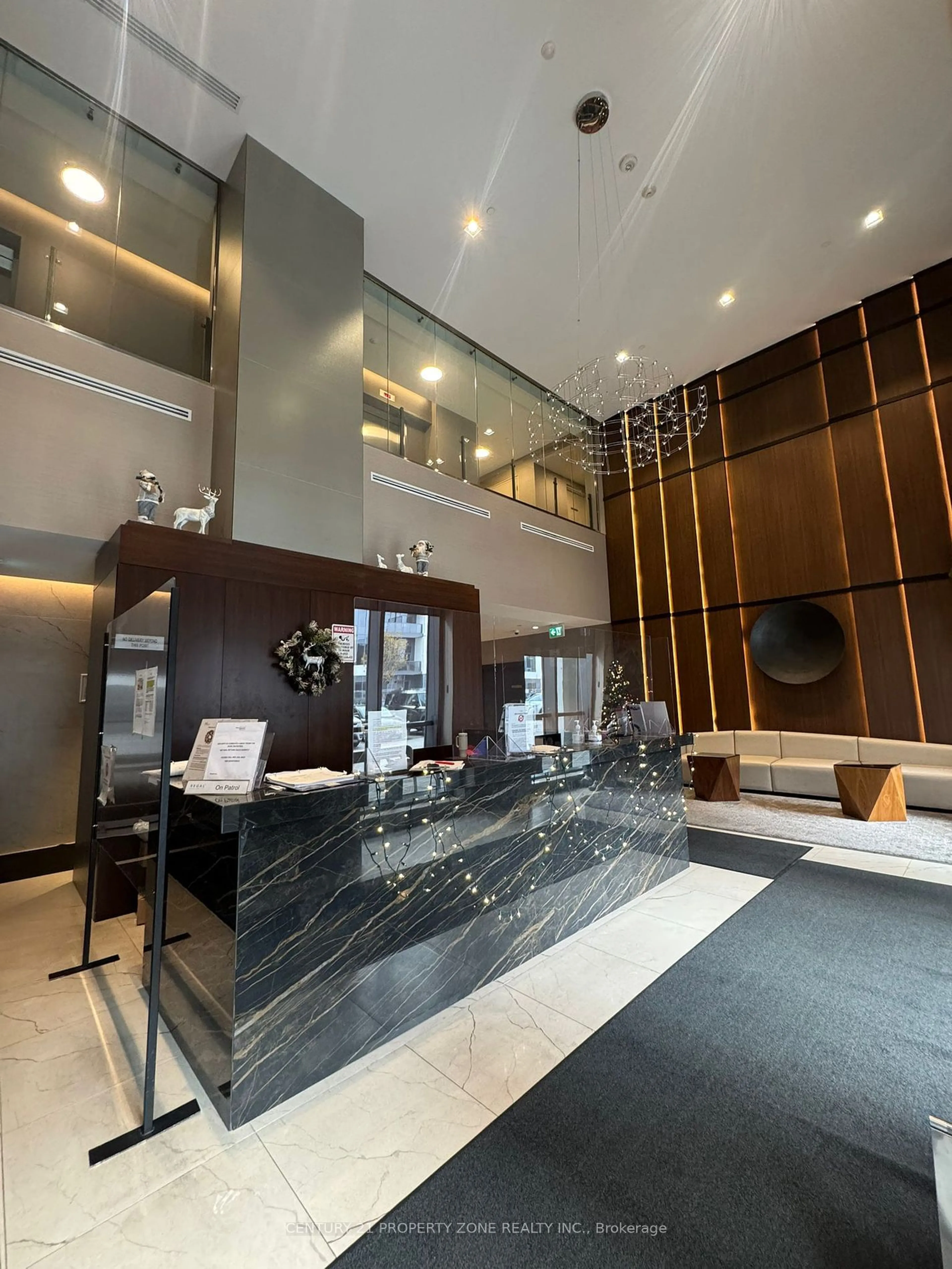 Indoor lobby for 8 Nahani Way #219, Mississauga Ontario L4Z 0C6