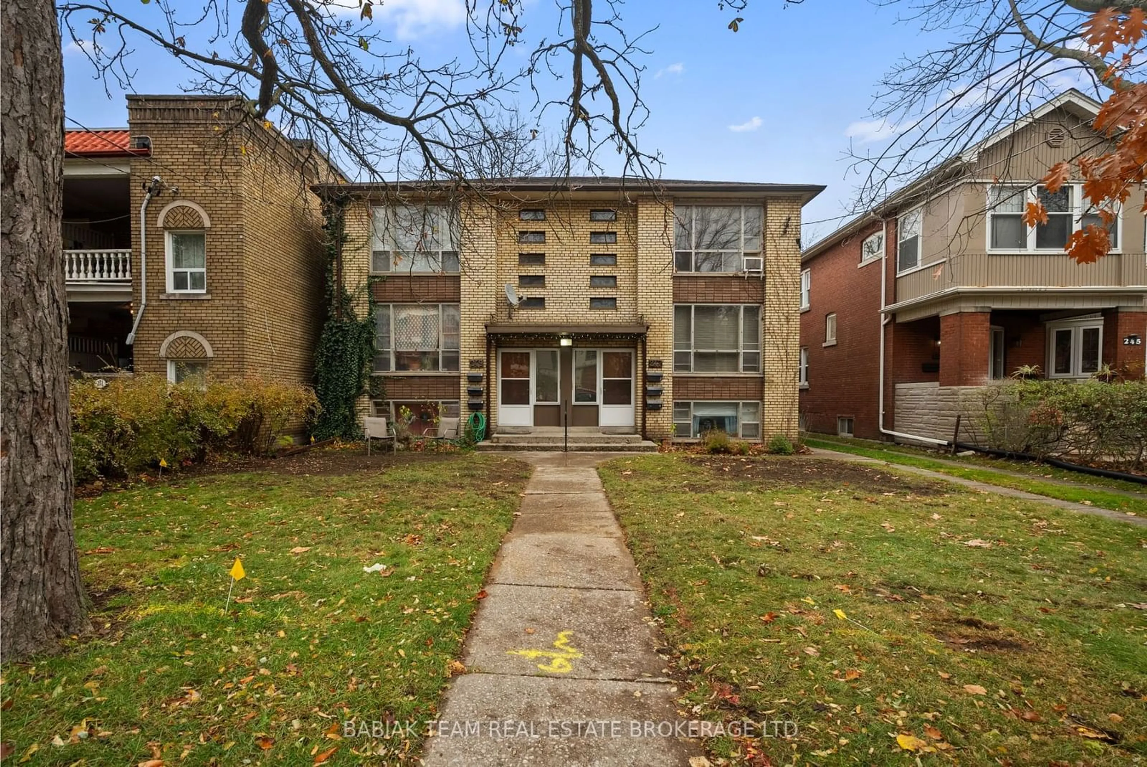 A pic from exterior of the house or condo, the front or back of building for 247-249 High Park Ave, Toronto Ontario M6P 2S5