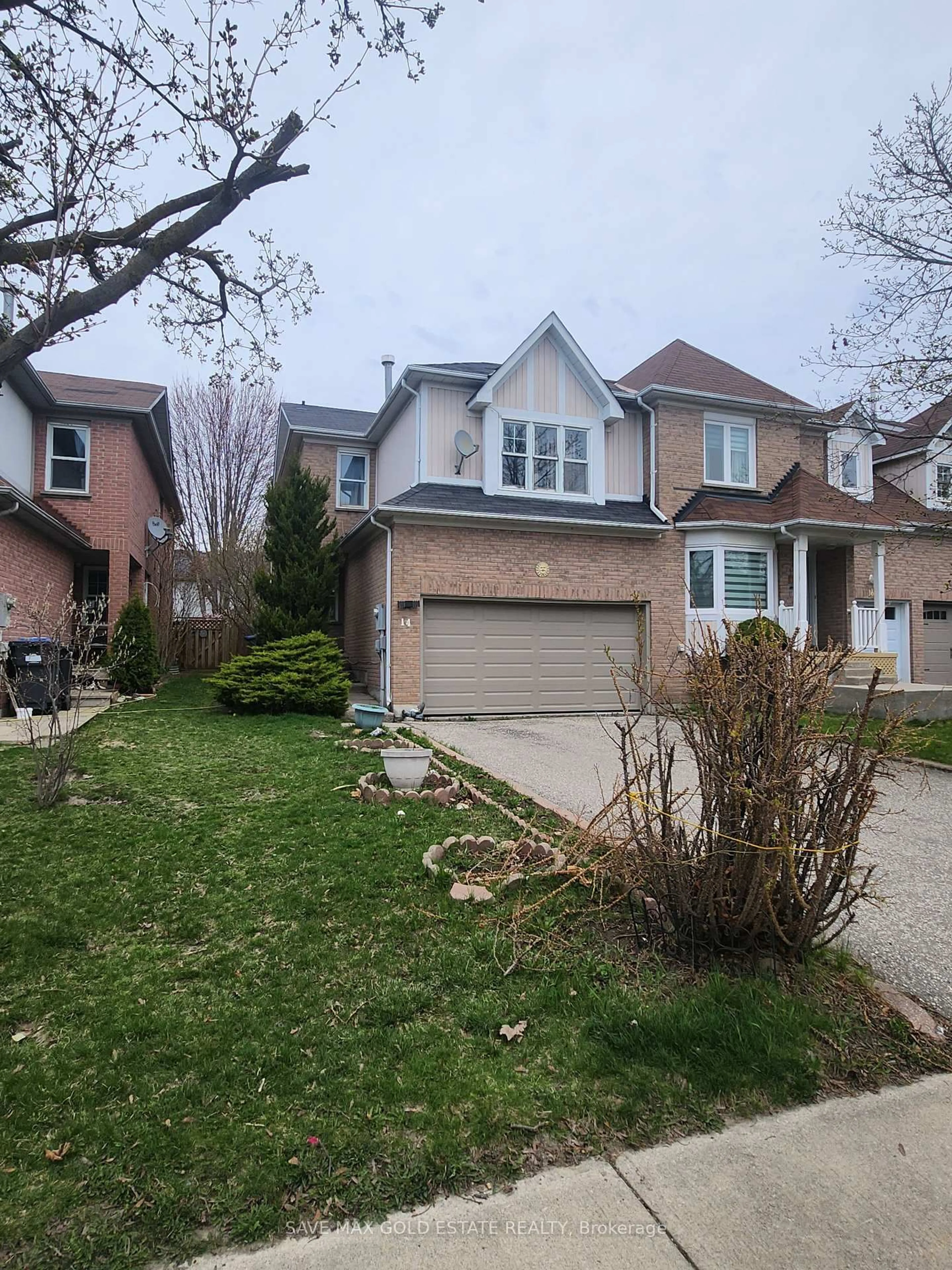 Home with brick exterior material, street for 14 Desert Sand Dr, Brampton Ontario L6R 1V5