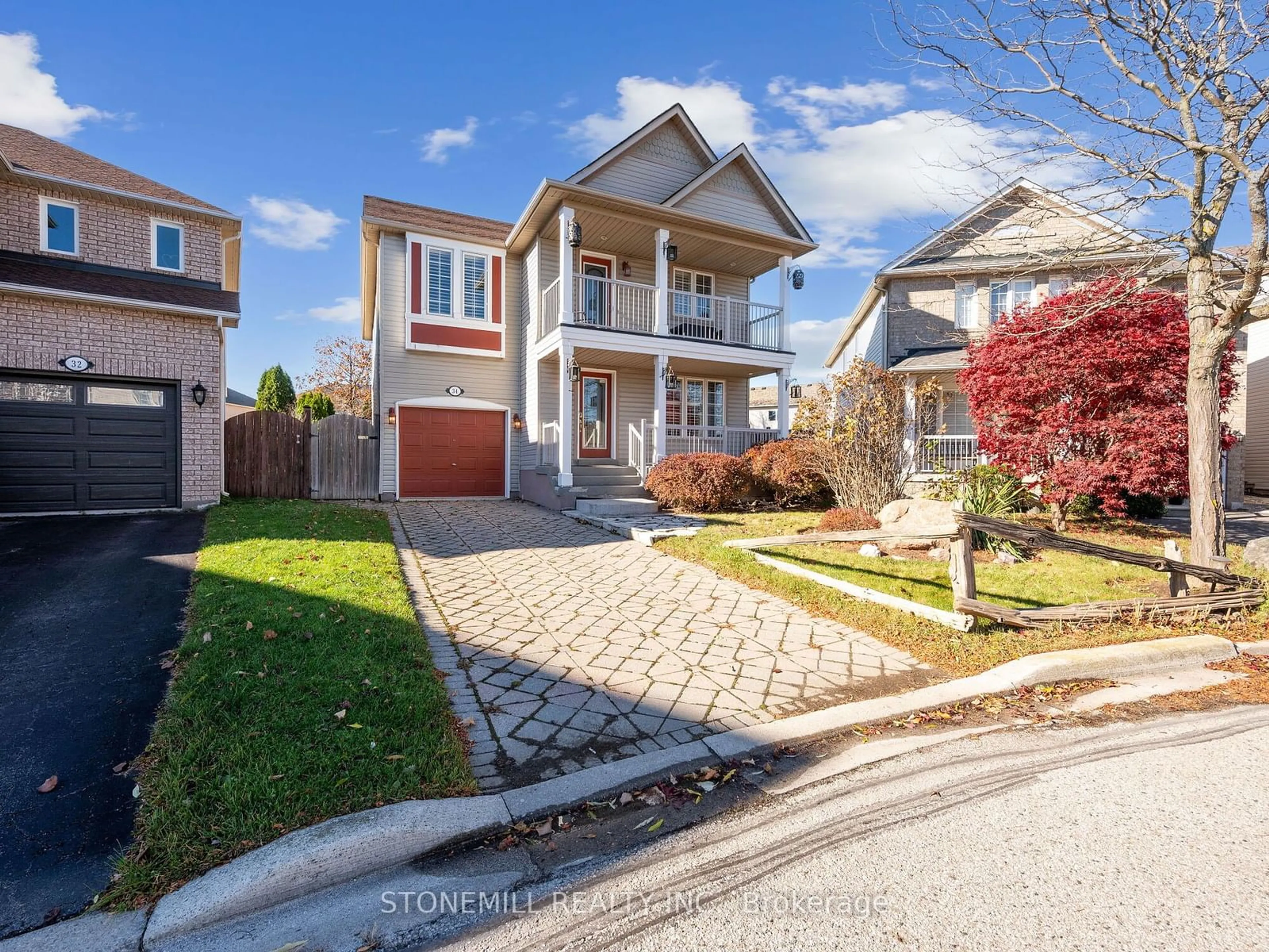 Frontside or backside of a home, the street view for 34 Babcock Cres, Milton Ontario L9T 5R4