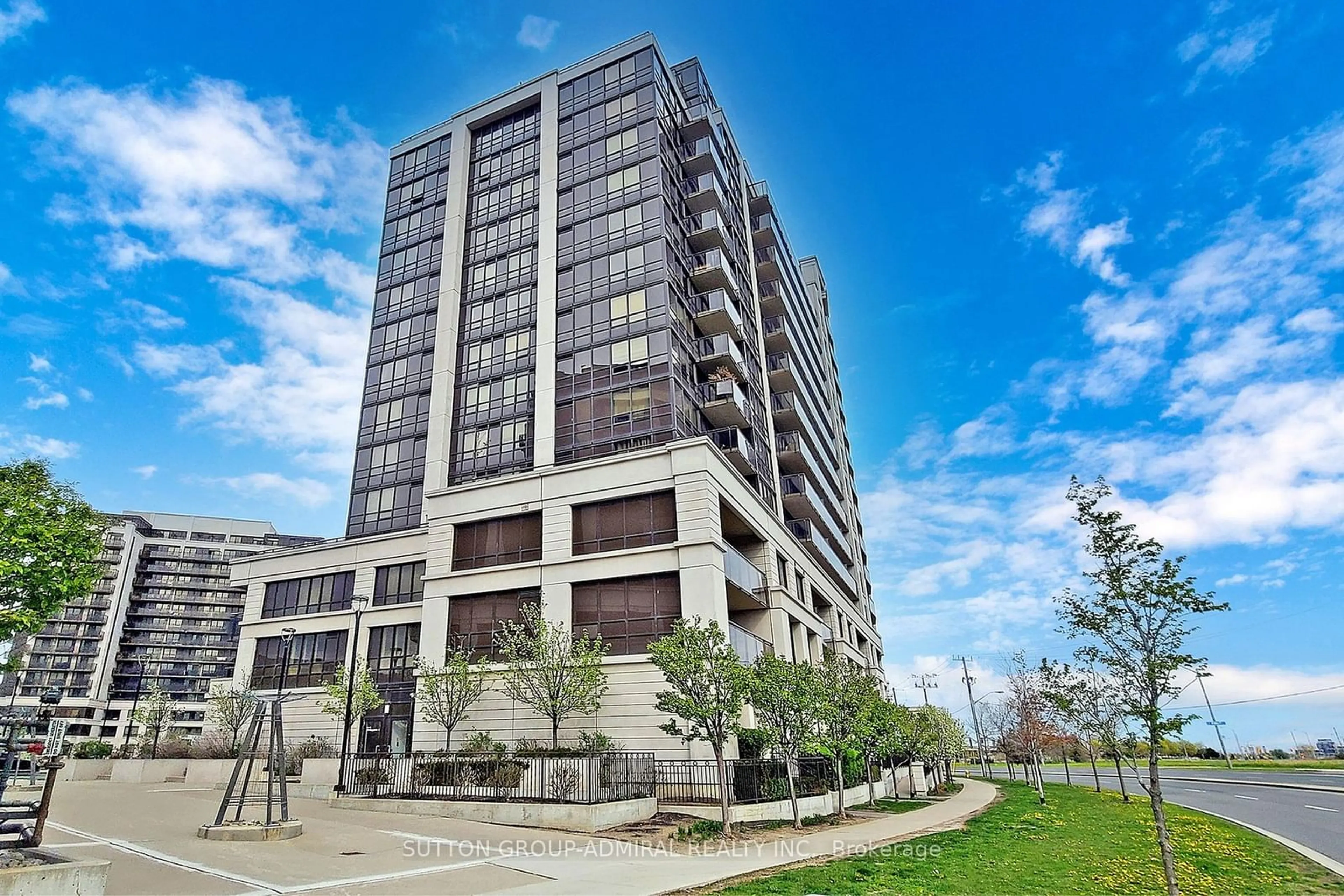 A pic from exterior of the house or condo, the front or back of building for 1070 Sheppard Ave #407, Toronto Ontario M3J 0G8