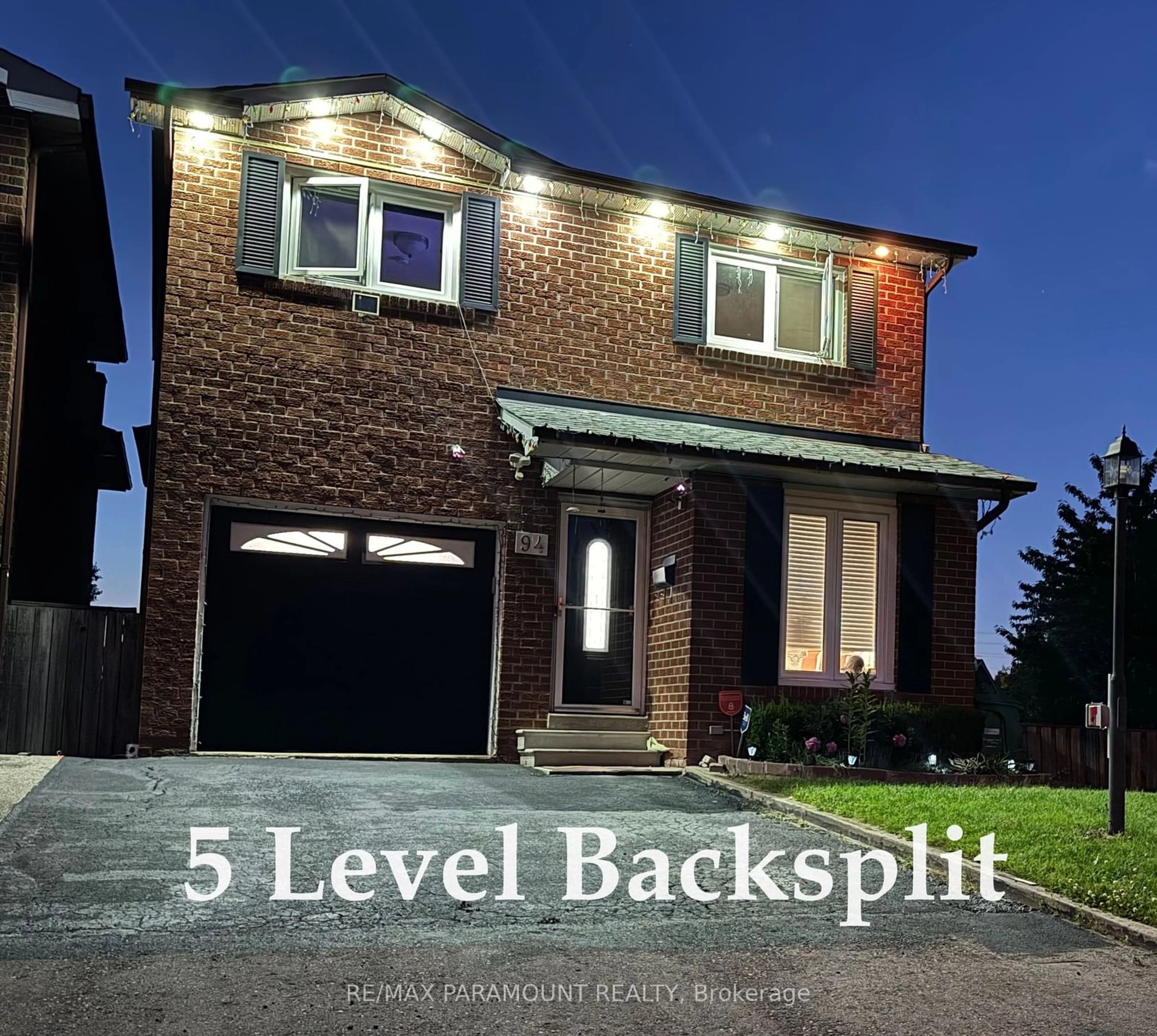 Frontside or backside of a home, the street view for 94 Flamingo Cres, Brampton Ontario L6T 2G7