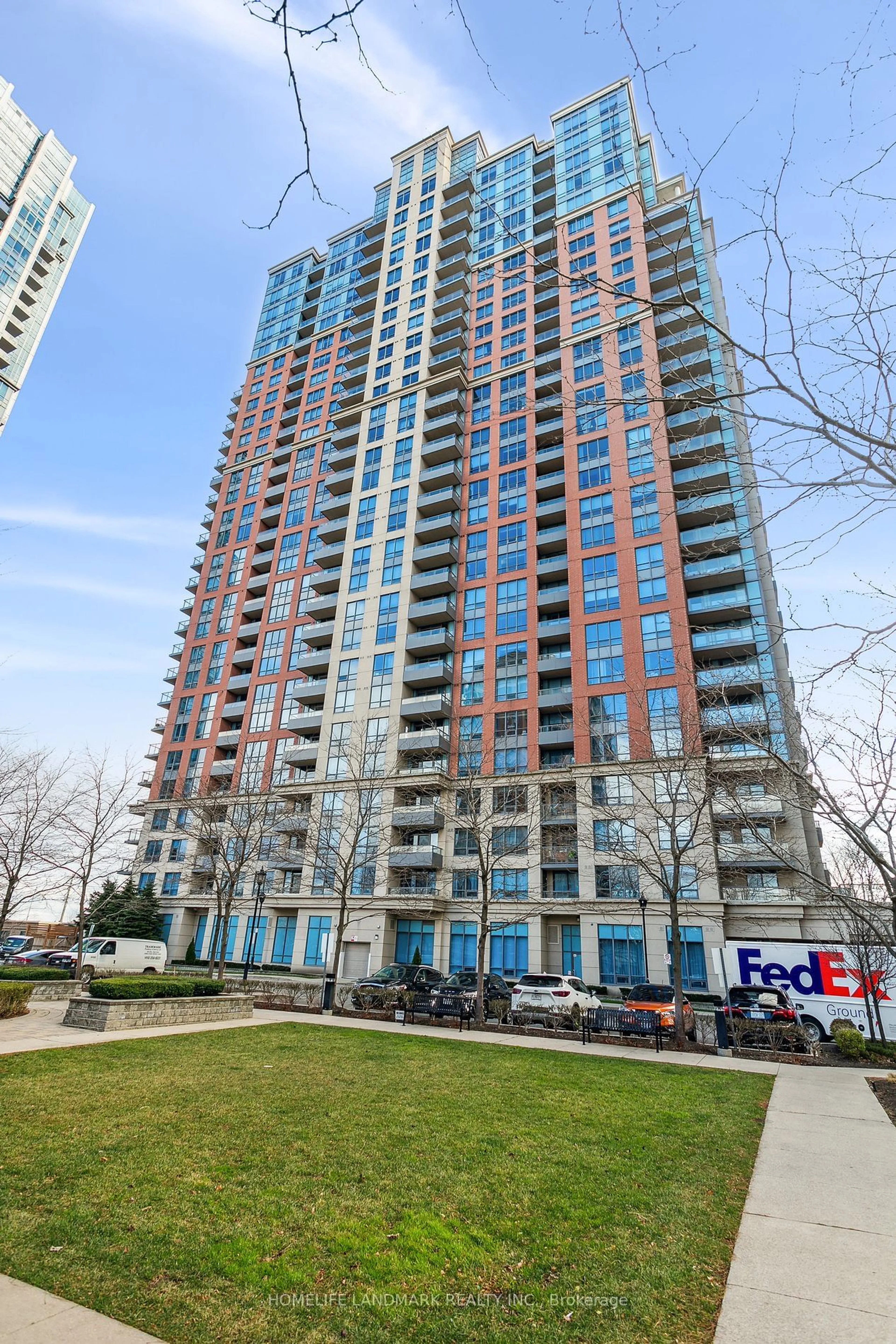 A pic from exterior of the house or condo, the front or back of building for 25 viking Lane #153, Toronto Ontario M9B 0A1