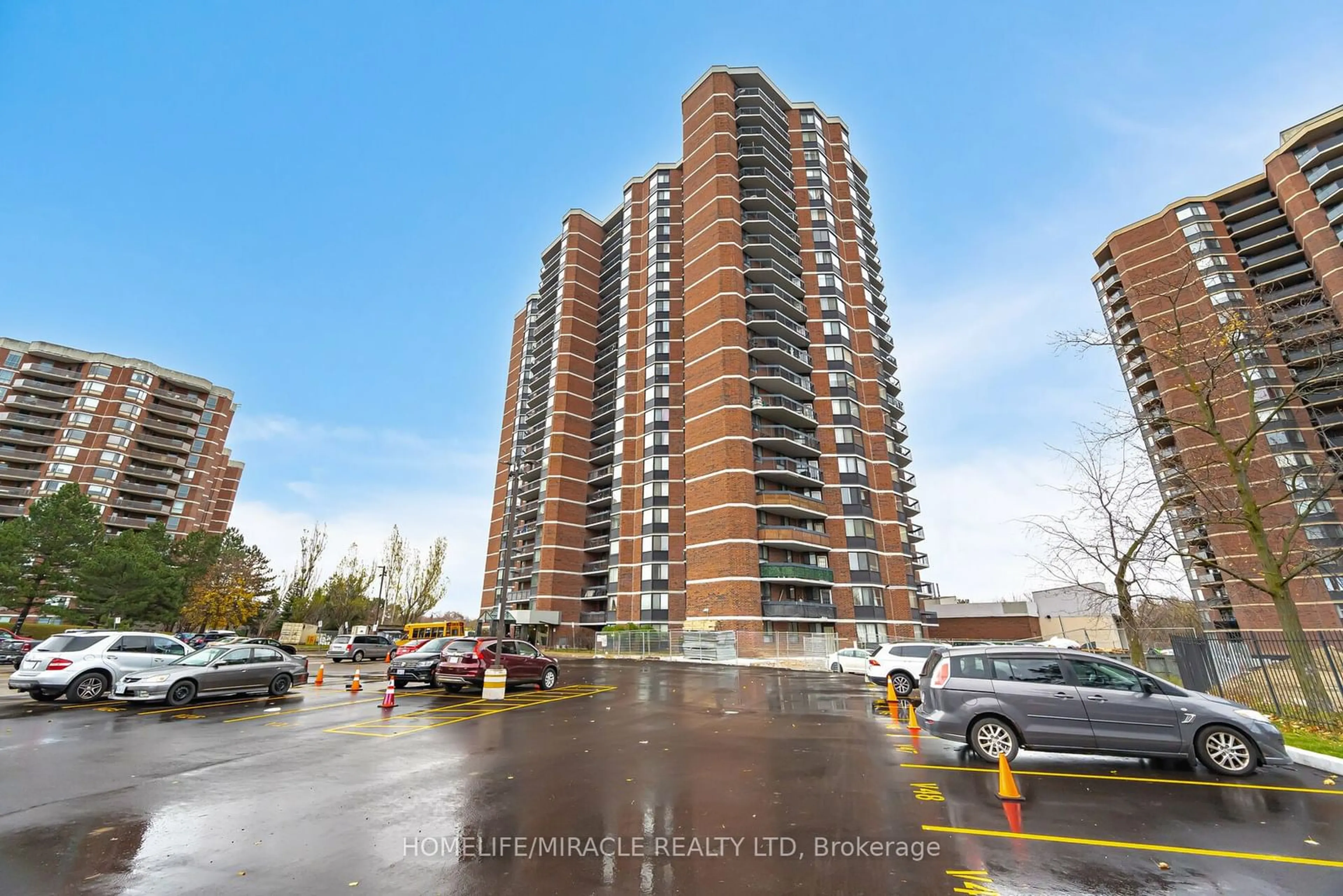 A pic from exterior of the house or condo, the street view for 236 Albion Rd #1403, Toronto Ontario M9W 6A6