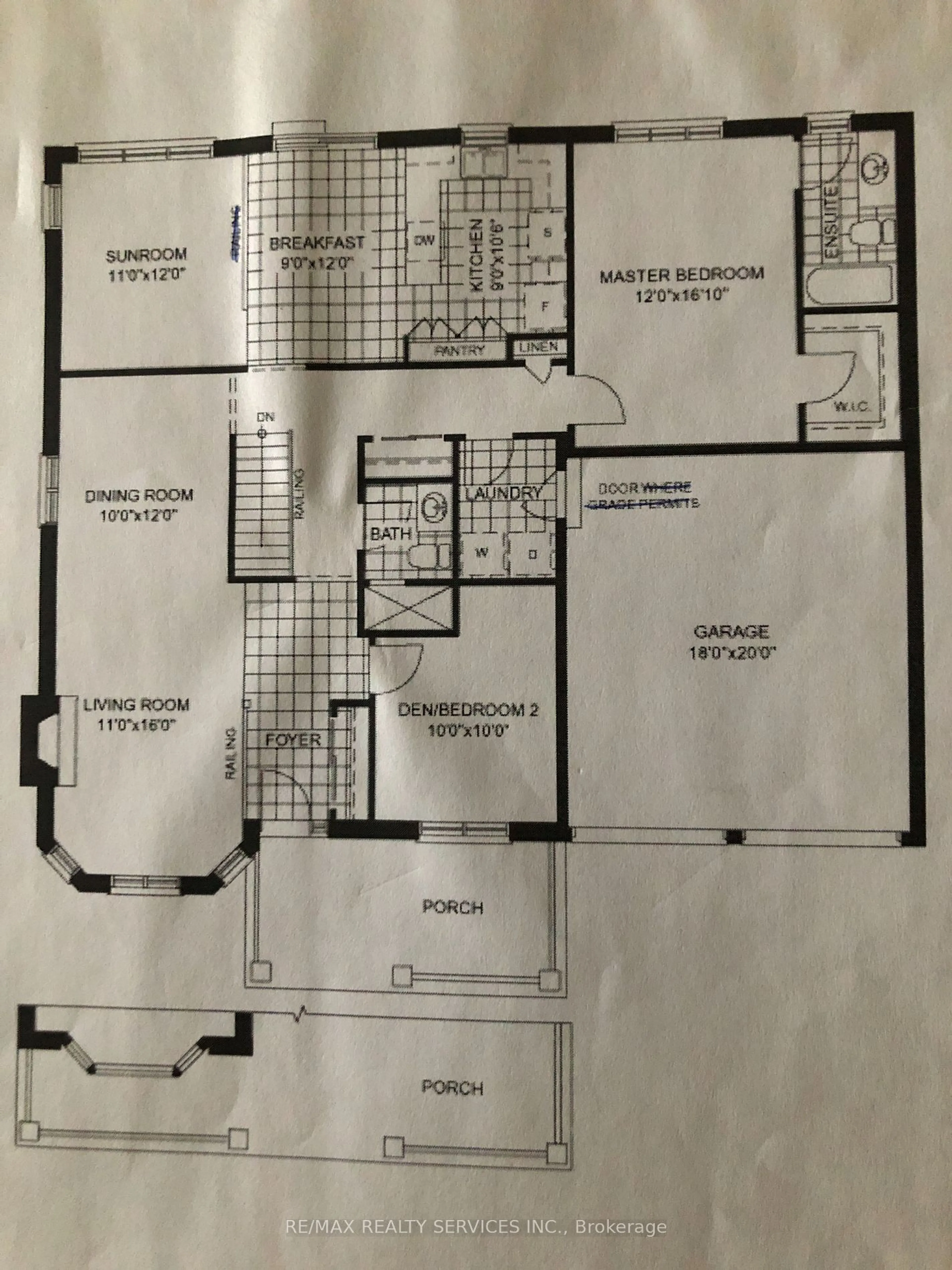 Floor plan for 28 Calliandra Tr #33, Brampton Ontario L6R 0S3