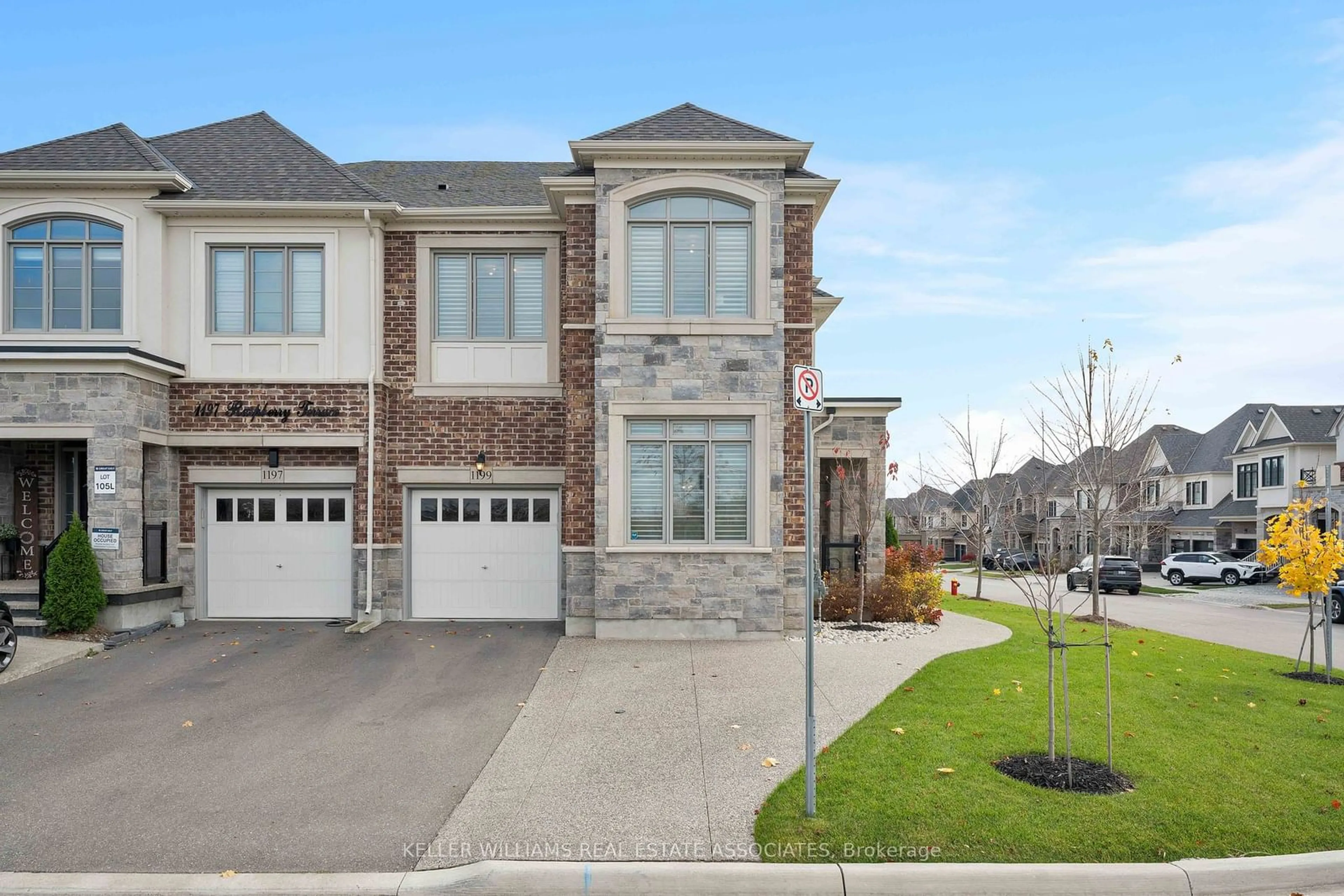 Home with brick exterior material for 1199 Raspberry Terr, Milton Ontario L9E 1N1