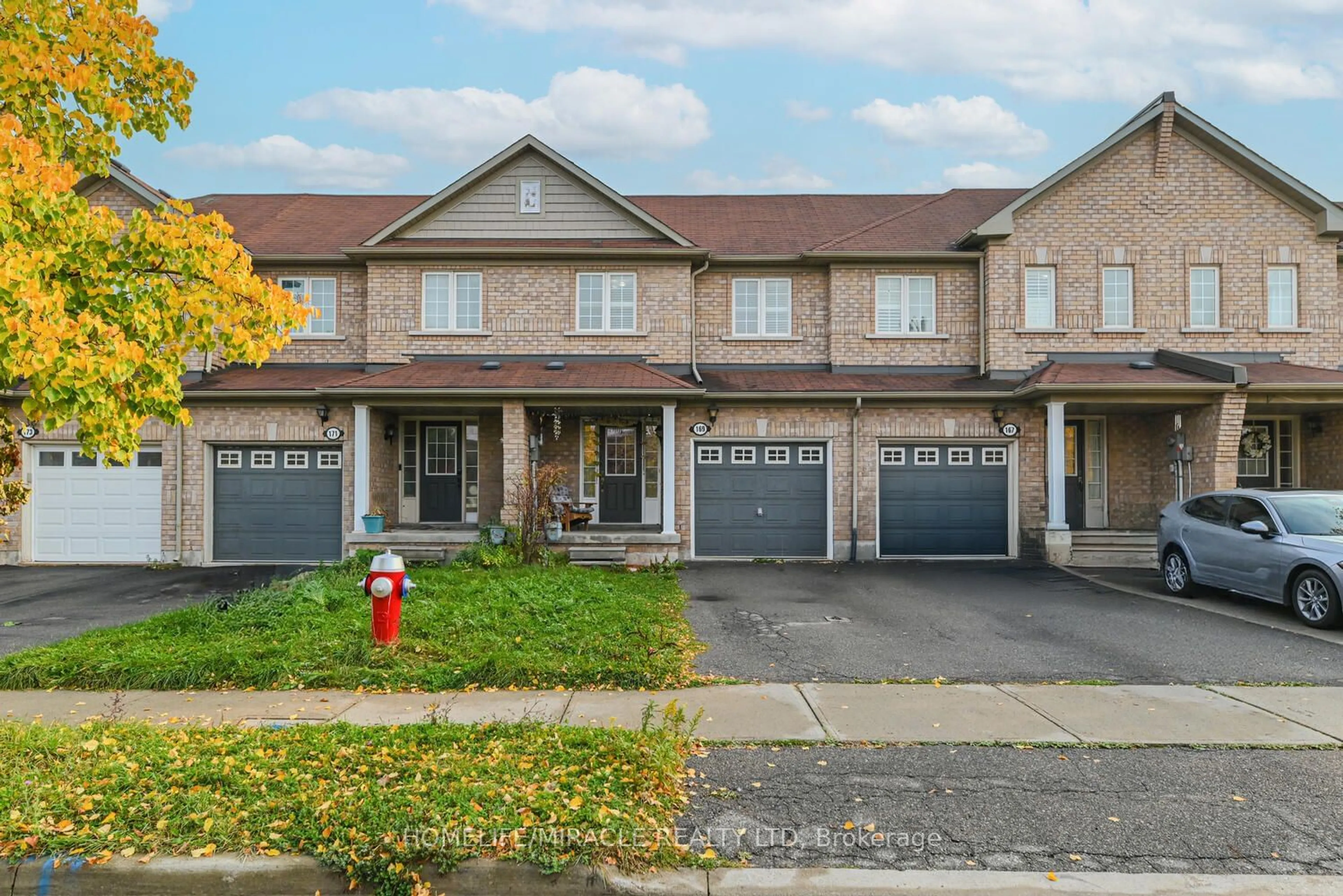 A pic from exterior of the house or condo, the street view for 169 Crystal Glen Cres, Brampton Ontario L6X 0K6