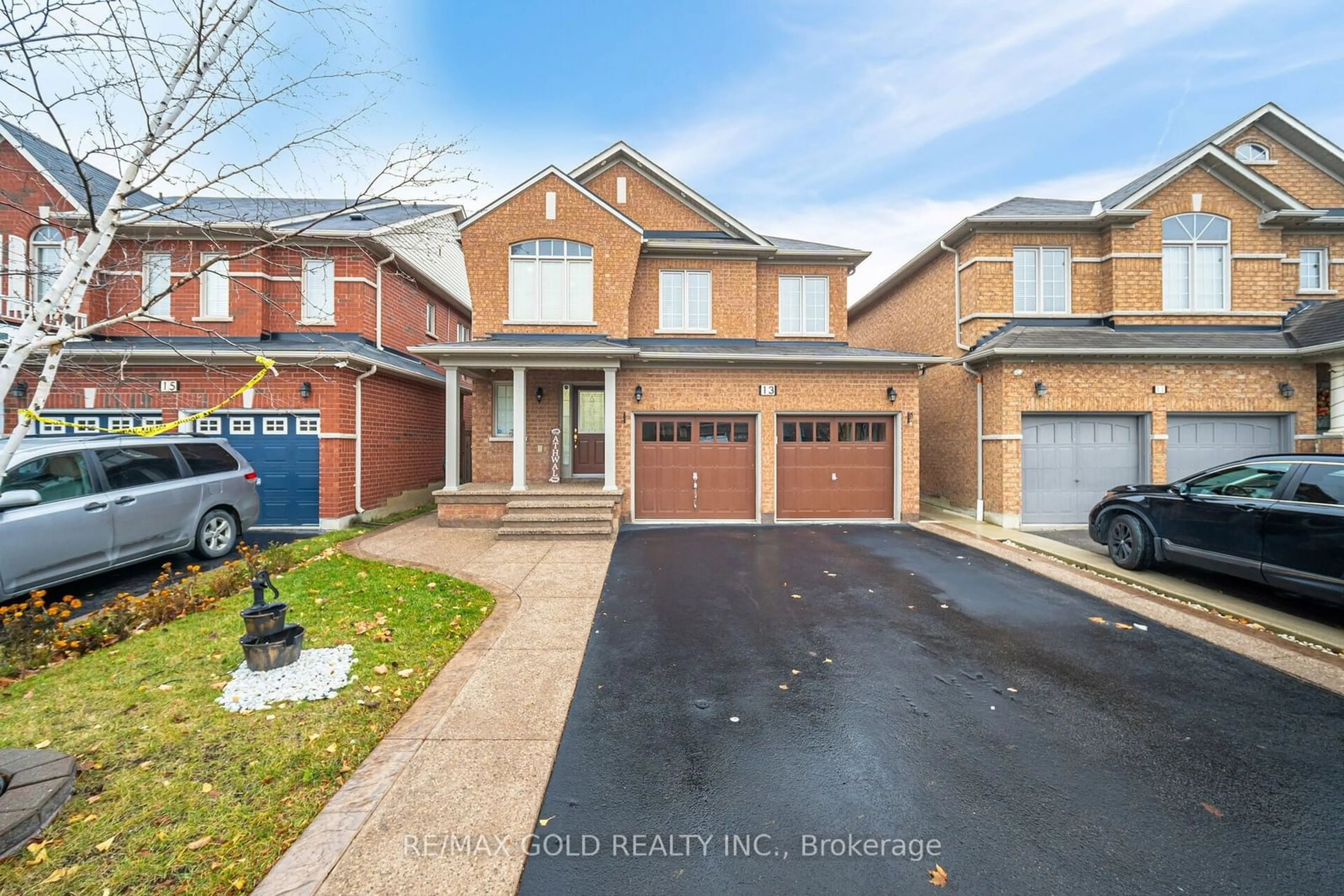 Frontside or backside of a home, the street view for 13 Millsborough Rd, Brampton Ontario L6P 2A1