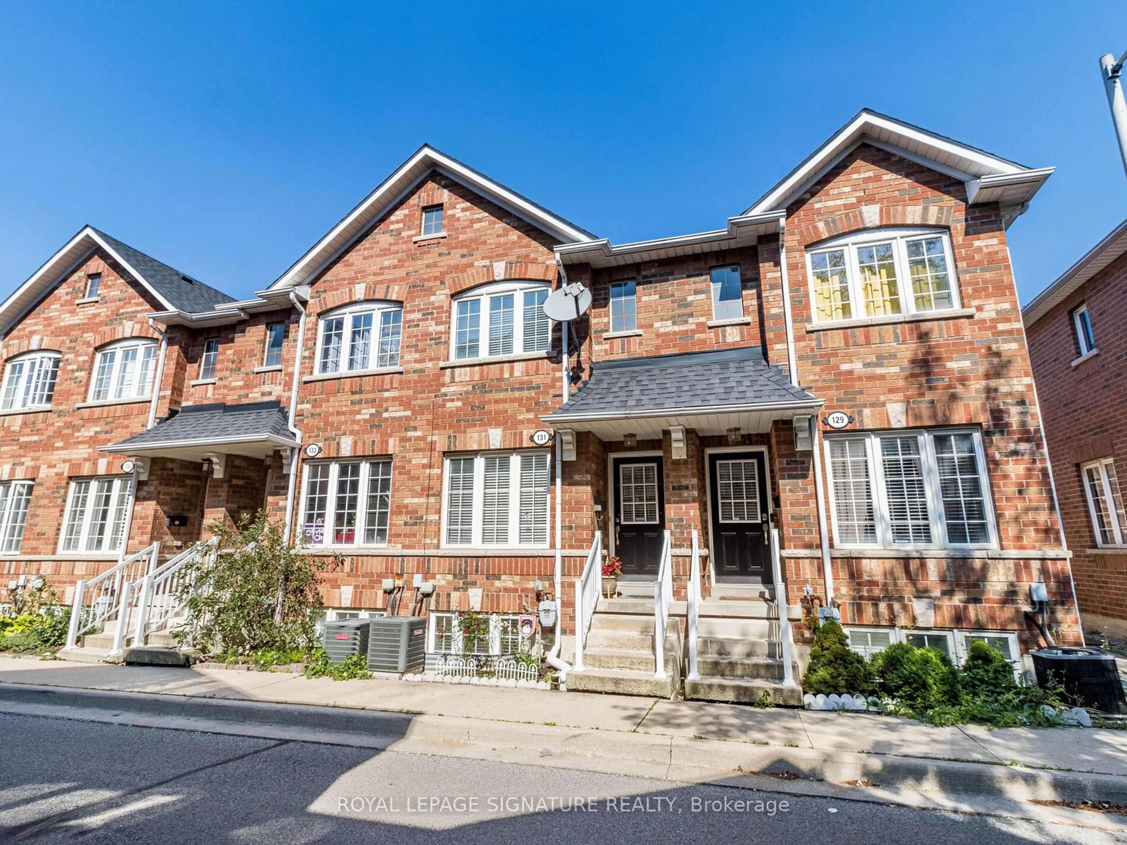 A pic from exterior of the house or condo, the street view for 131 Brickworks Lane #BL131, Toronto Ontario M6N 5H8