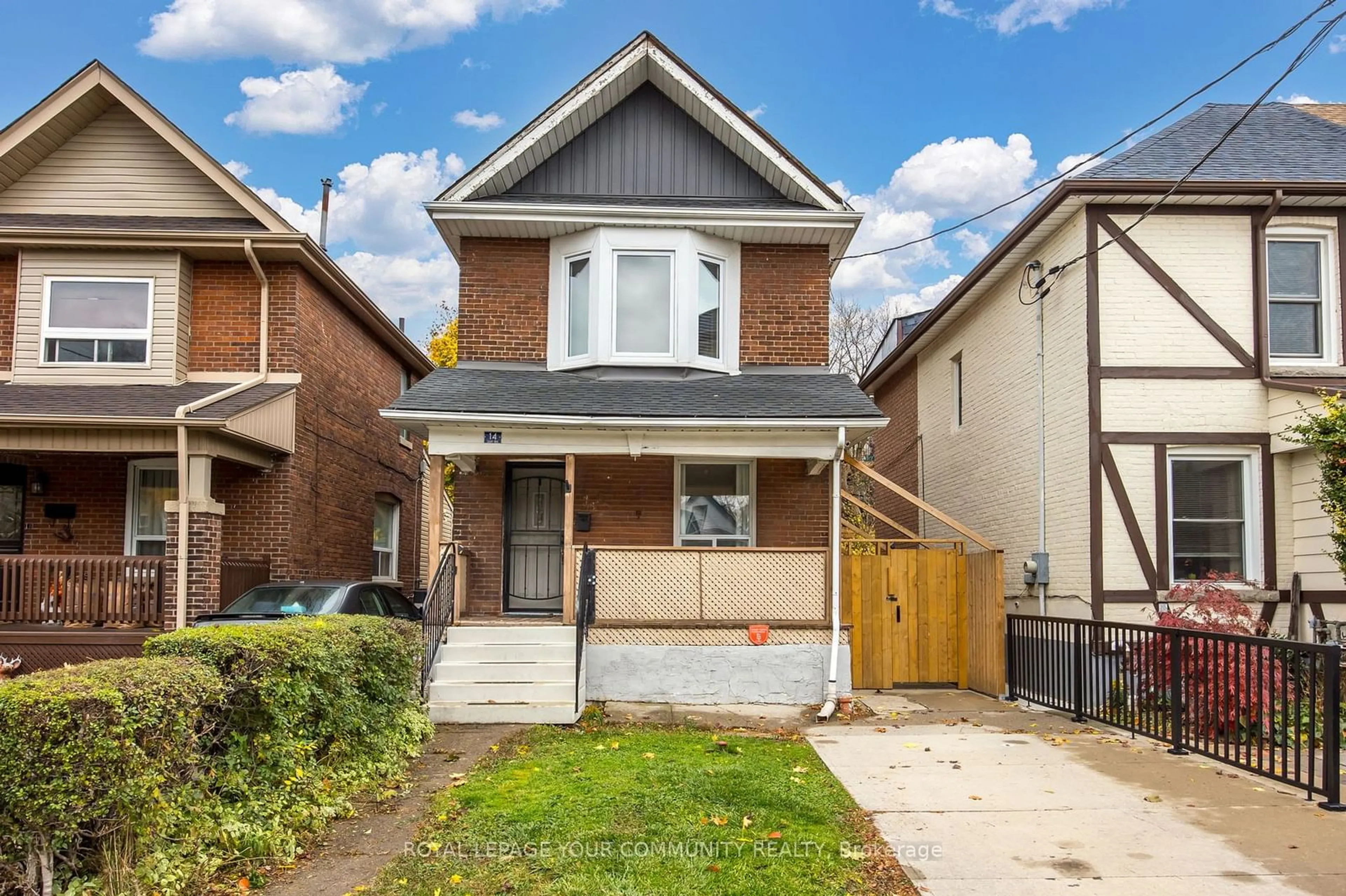 Frontside or backside of a home, the front or back of building for 14 Gray Ave, Toronto Ontario M6N 4S6