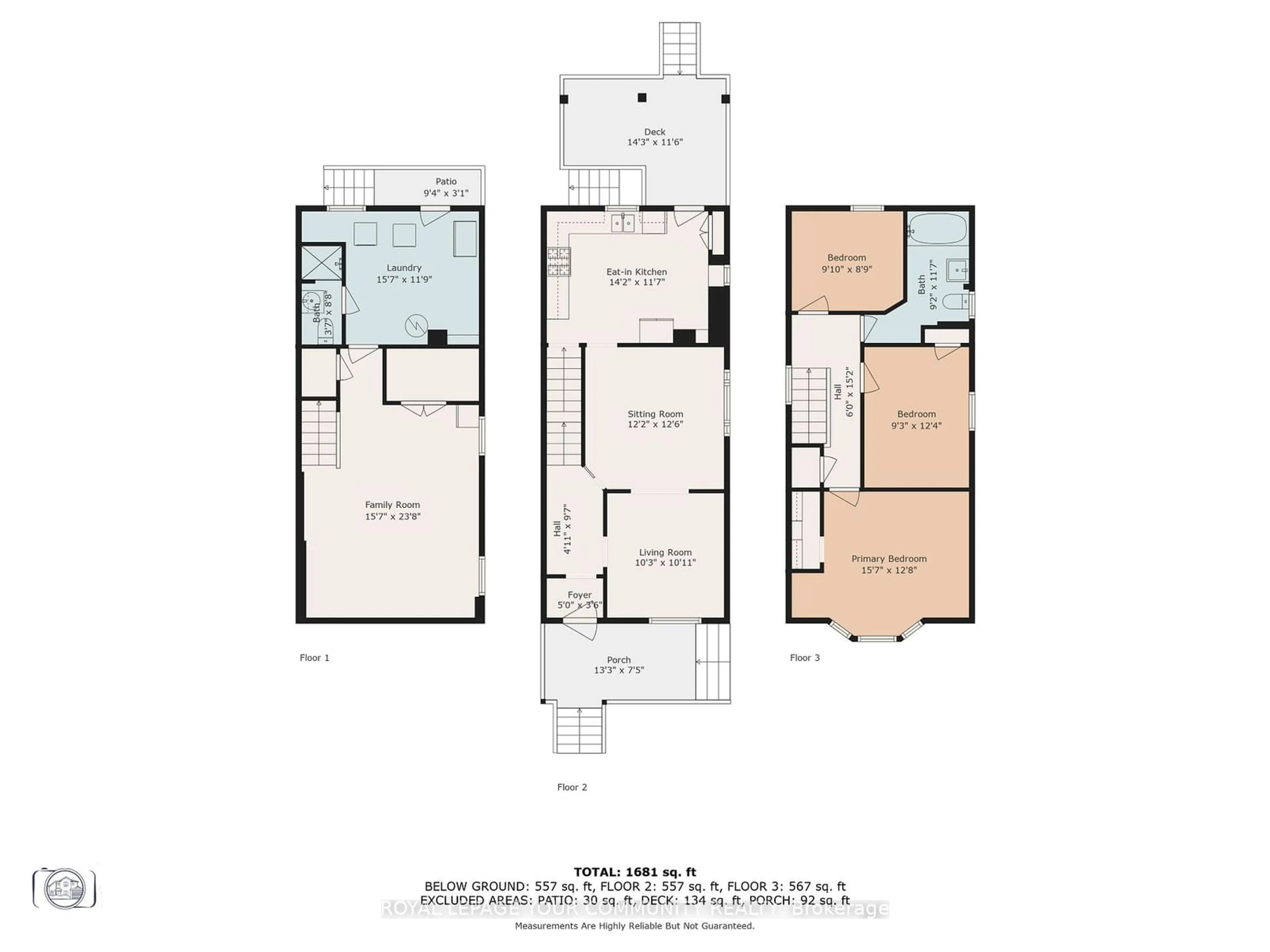 Floor plan for 14 Gray Ave, Toronto Ontario M6N 4S6