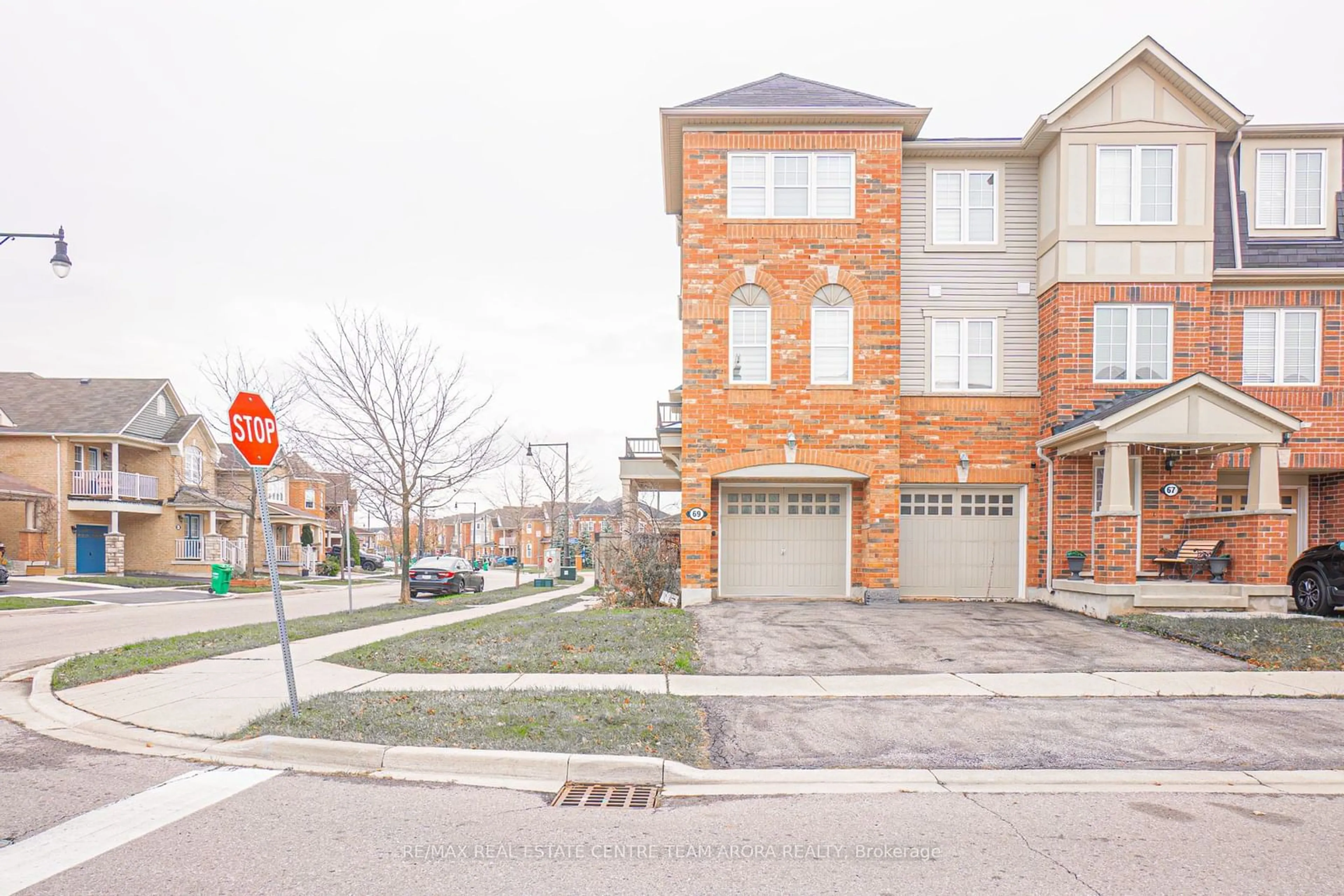 A pic from exterior of the house or condo, the street view for 69 Betterton Cres, Brampton Ontario L7A 0S6