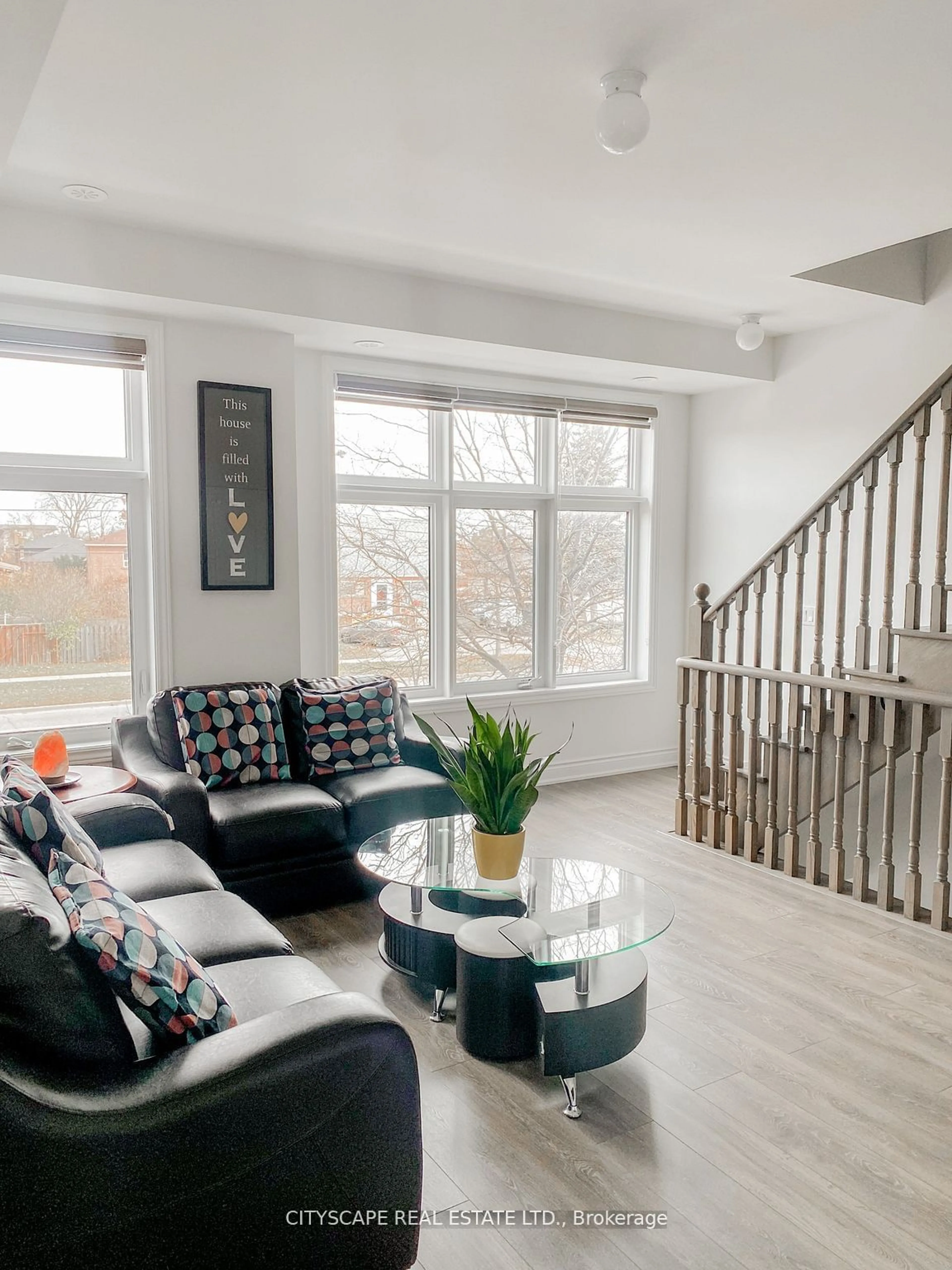 Living room, wood floors for 3038 Islington Ave, Toronto Ontario M9L 0A6