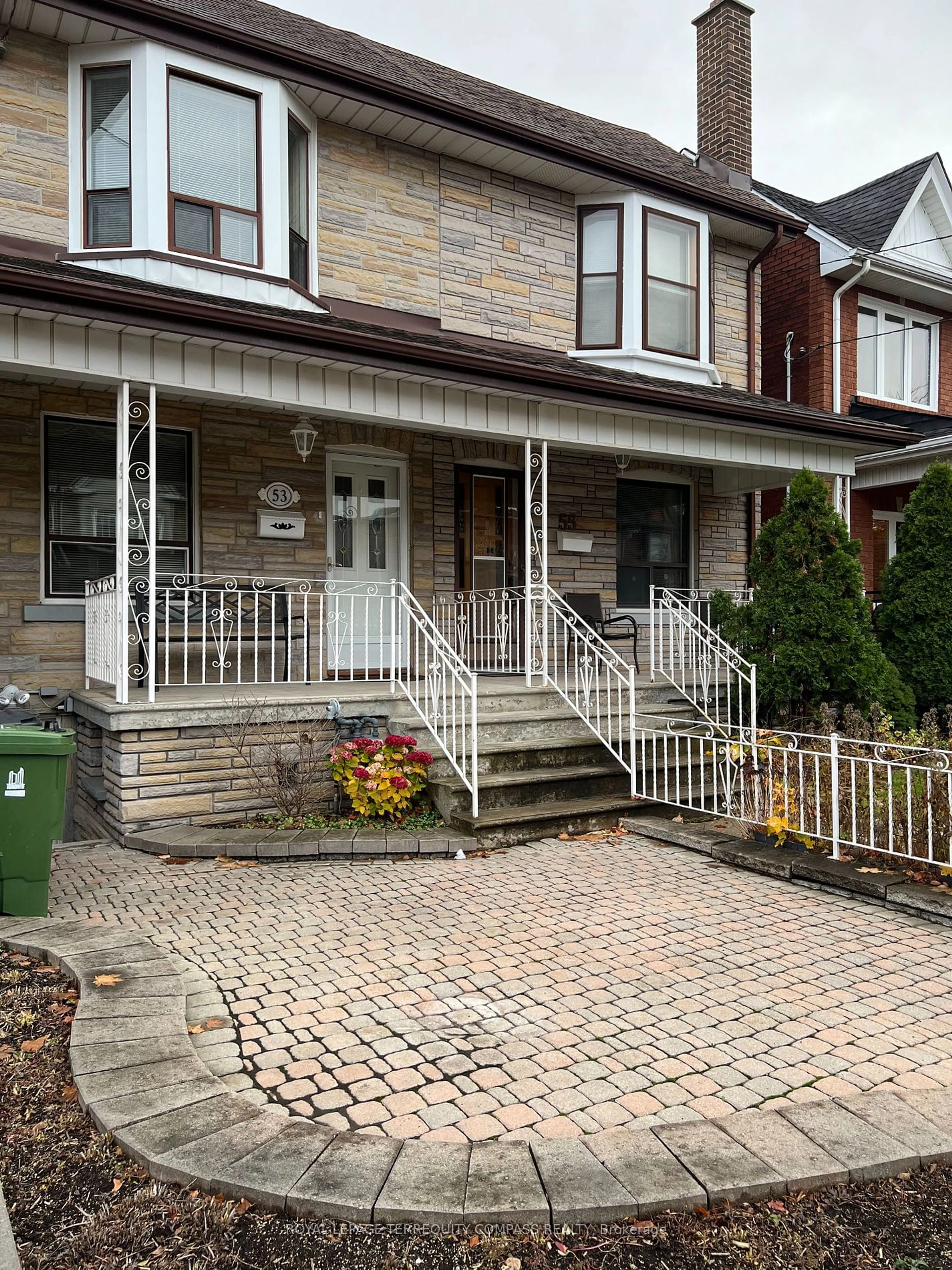 Home with brick exterior material for 53 Armstrong Ave, Toronto Ontario M6H 1V9