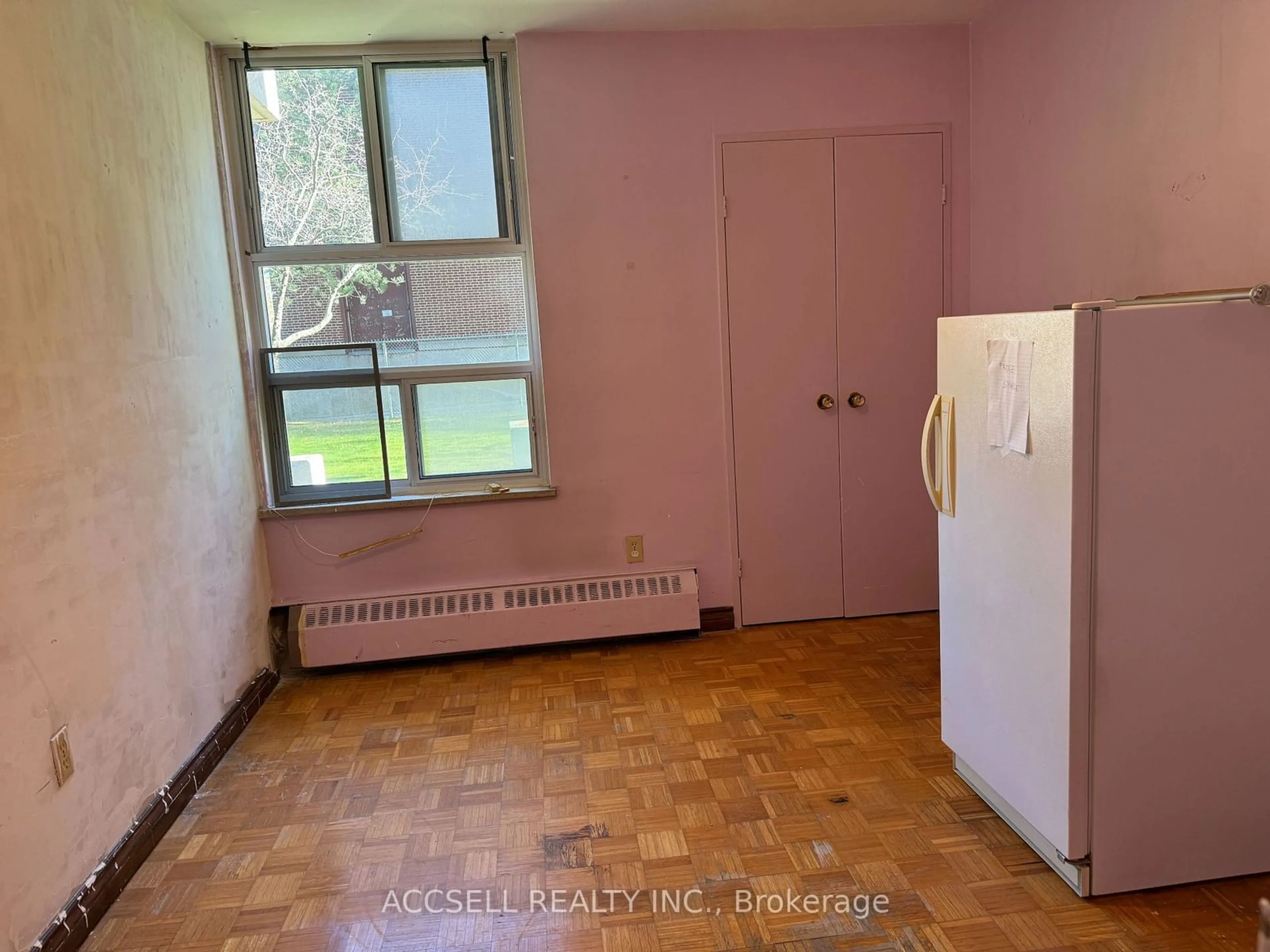 A pic of a room, not visible floor for 360 Ridelle Ave #115, Toronto Ontario M6B 1K1