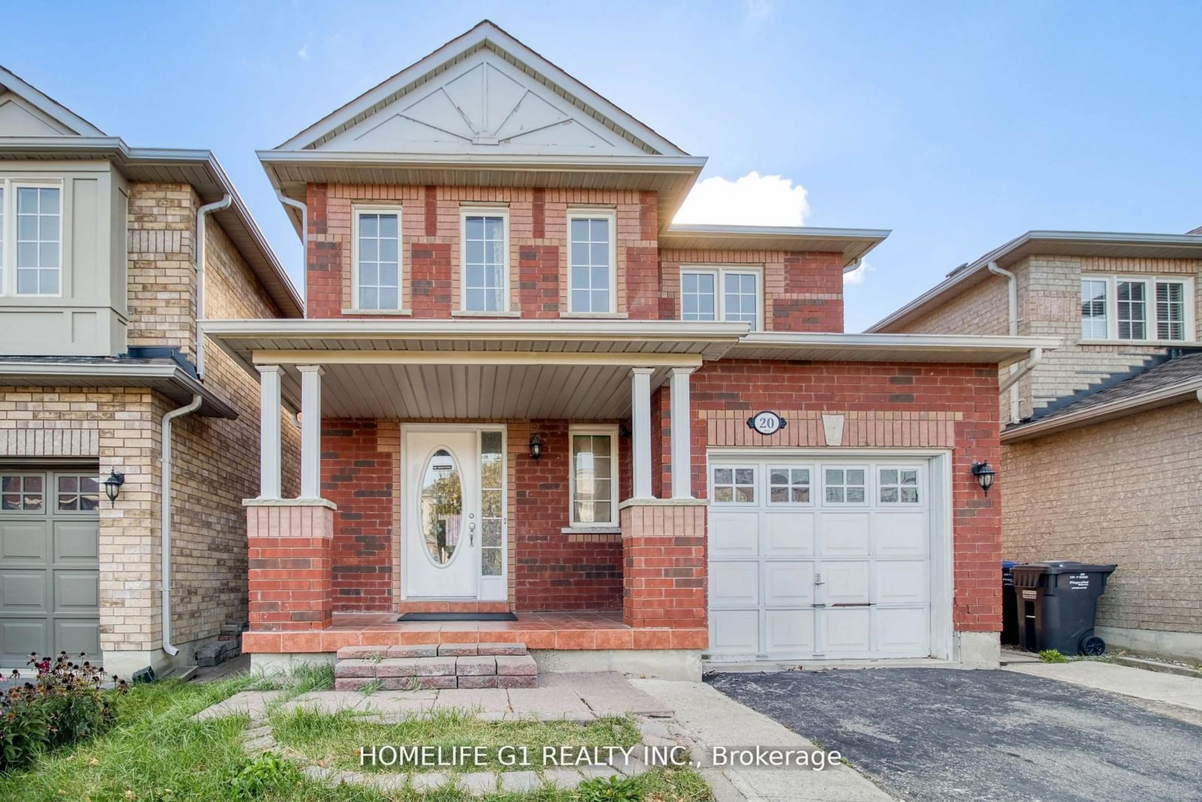 Home with brick exterior material for 20 Trevino Cres, Brampton Ontario L6P 1L9