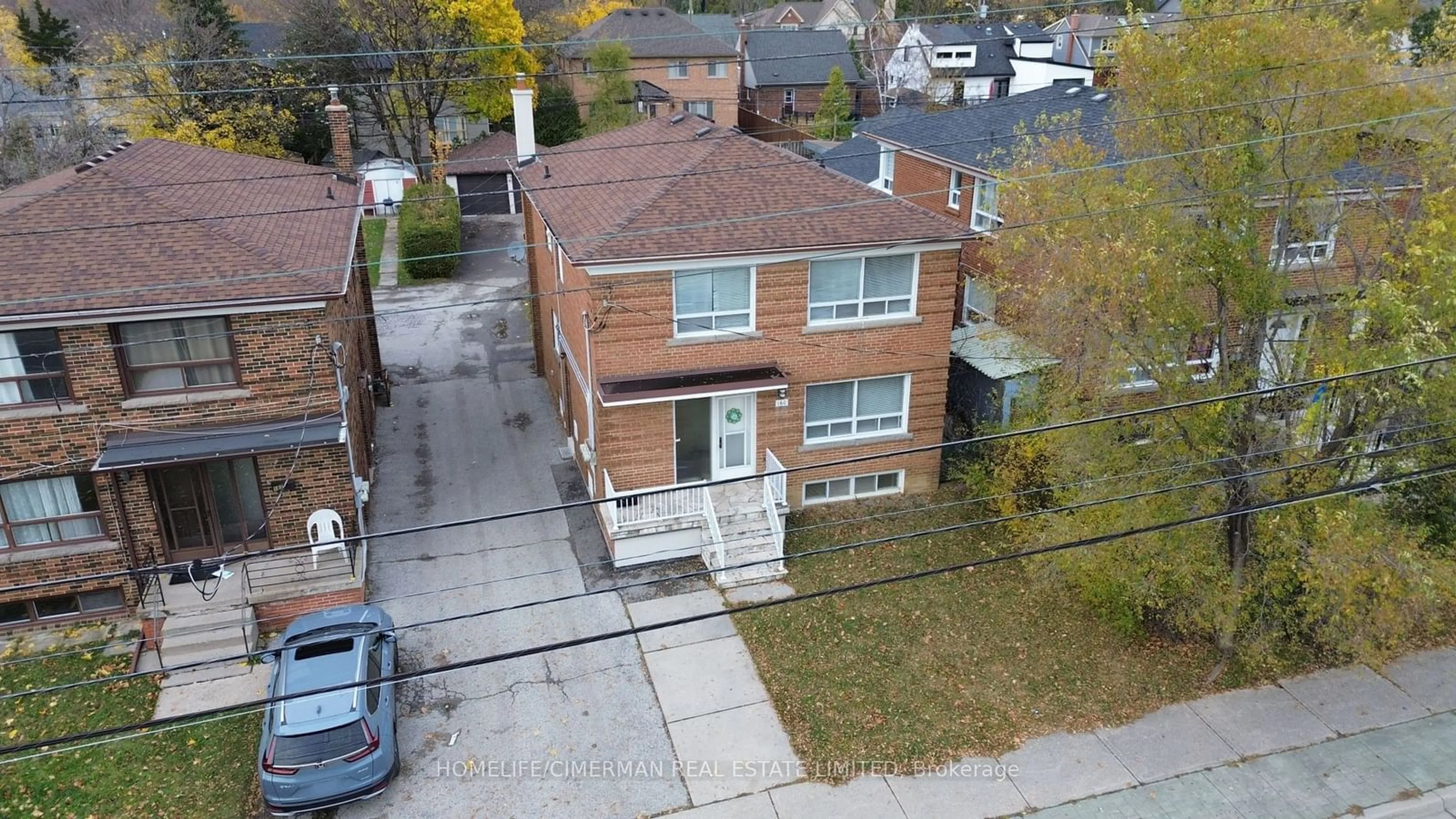 A pic from exterior of the house or condo, the street view for 160 Dixon Rd, Toronto Ontario M9P 2L6