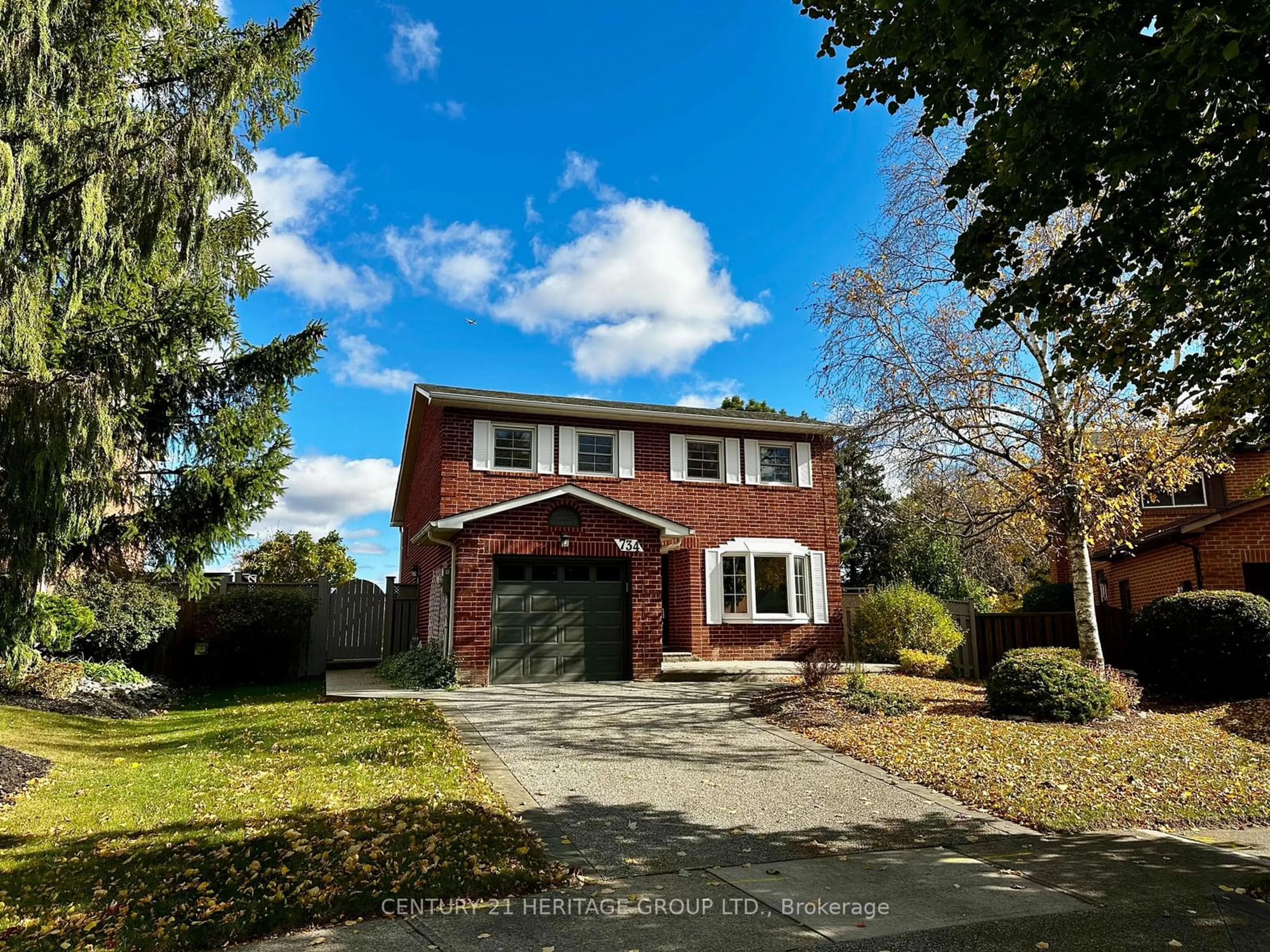 Home with brick exterior material for 734 Robertson Cres, Milton Ontario L9T 4W4