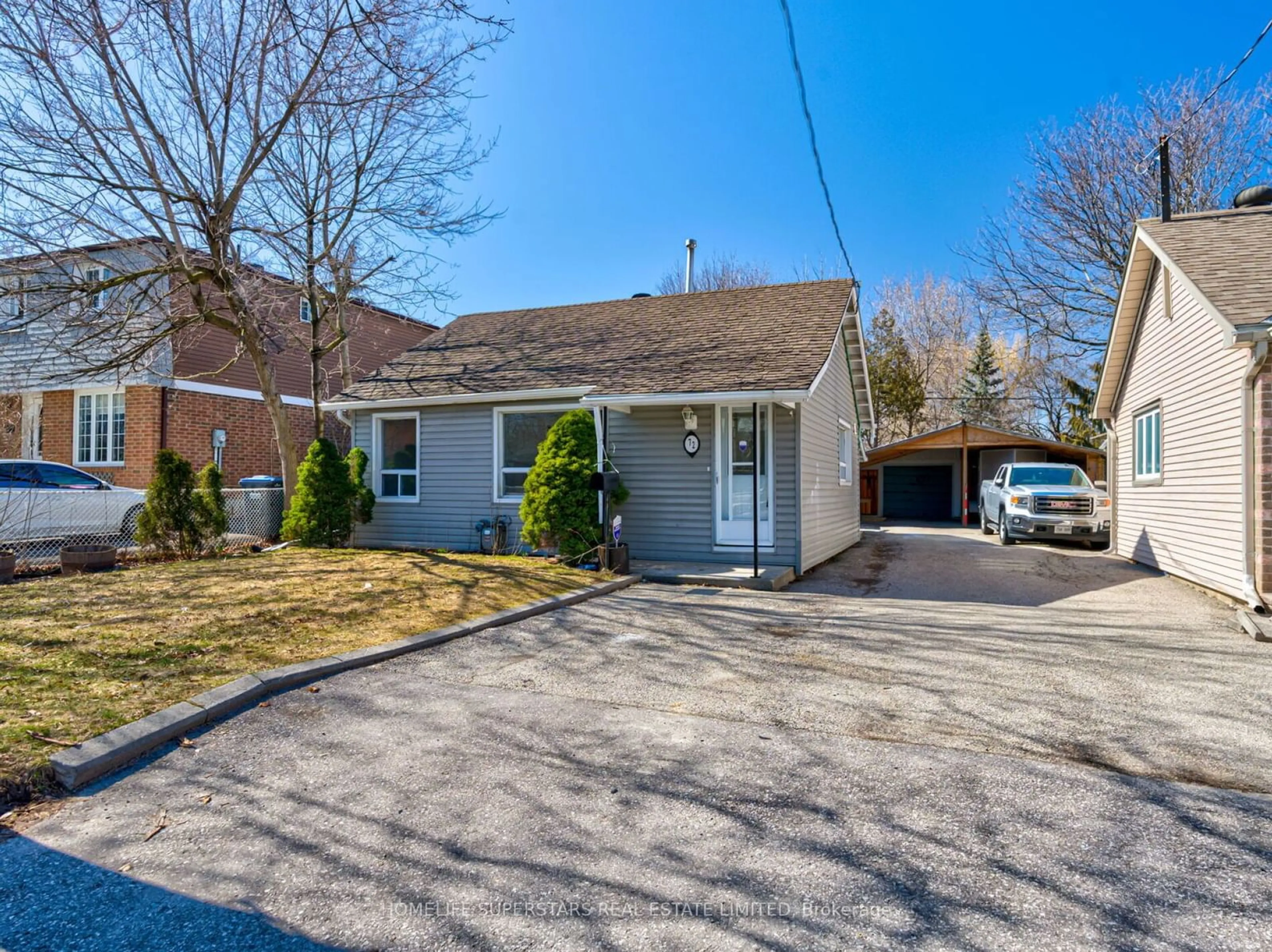 Frontside or backside of a home, cottage for 72 Frederick St, Brampton Ontario L6Y 1G8