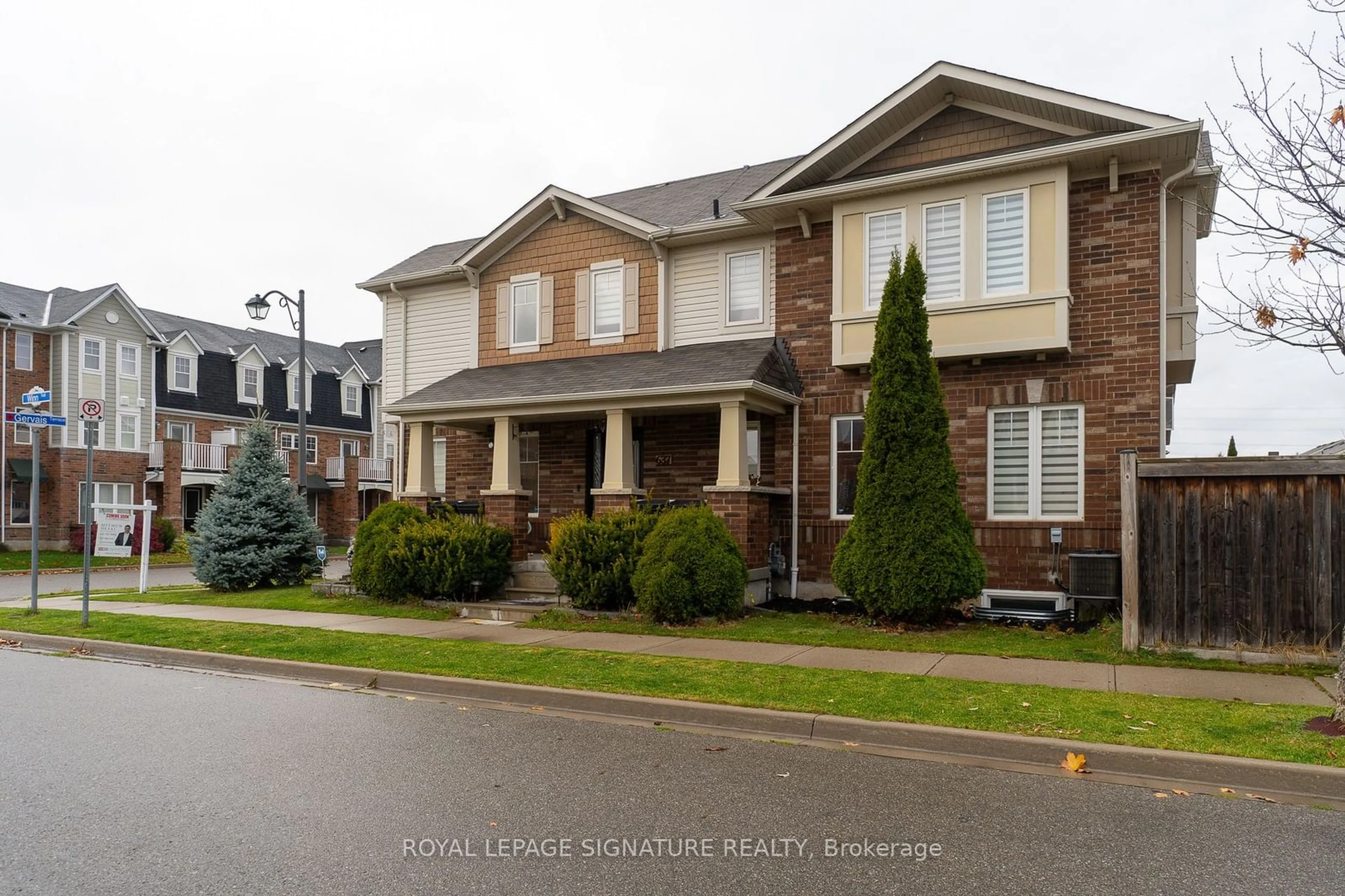 Frontside or backside of a home, the street view for 637 Gervais Terr, Milton Ontario L9T 7R6