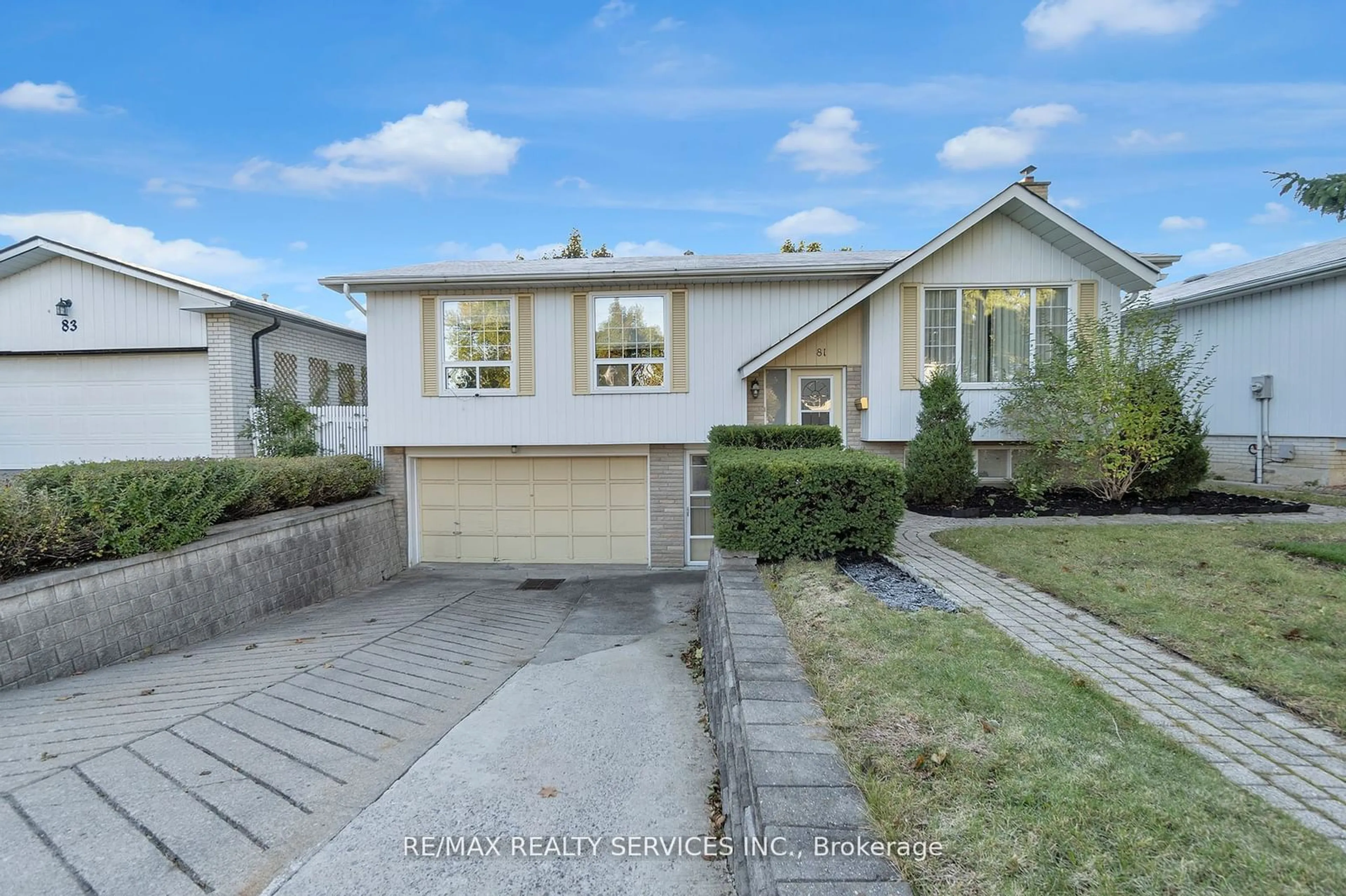 Frontside or backside of a home, the street view for 81 Glenforest Rd, Brampton Ontario L6S 1L8