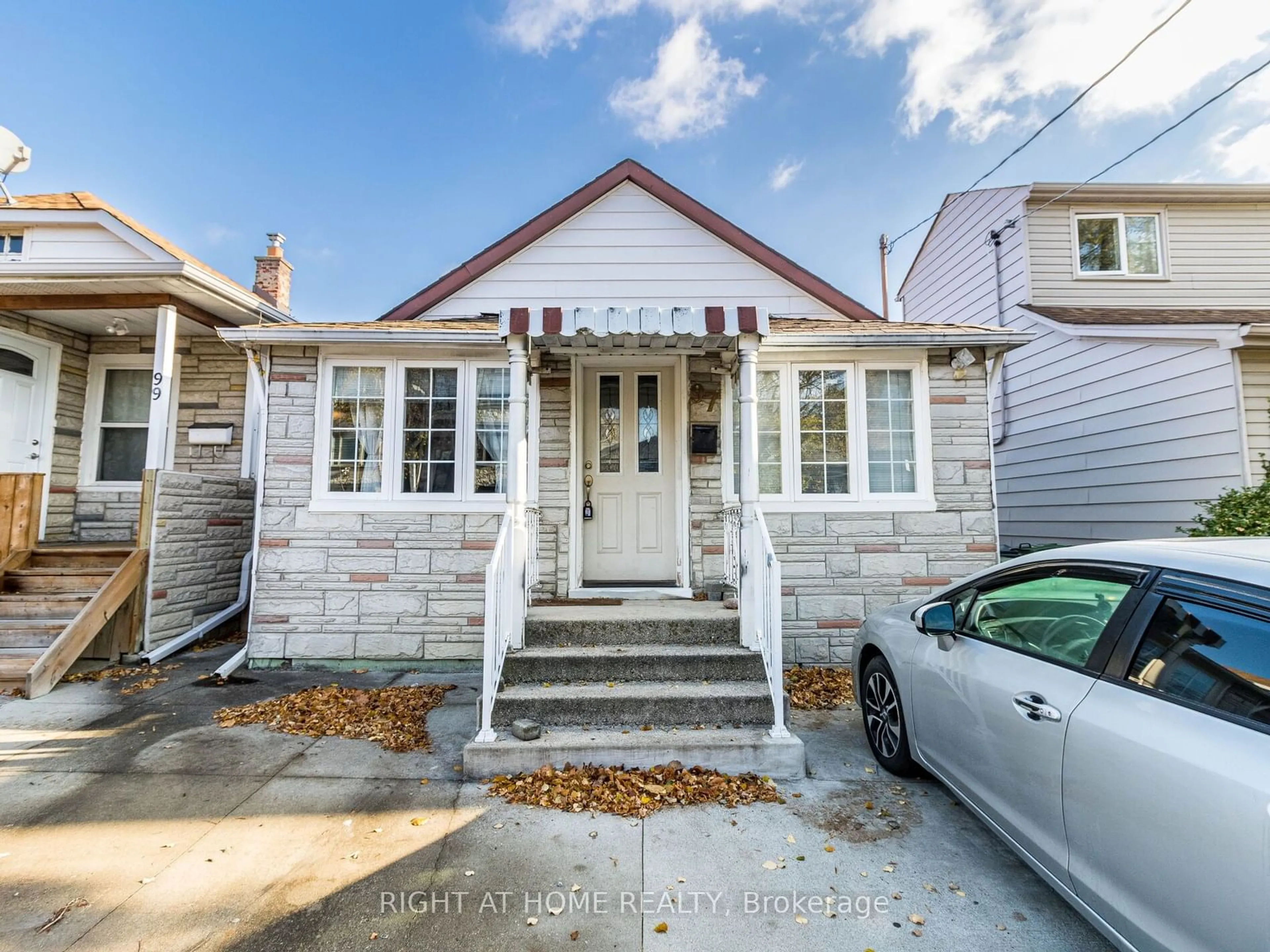 Frontside or backside of a home, the street view for 97 29th St, Toronto Ontario M8W 3B1