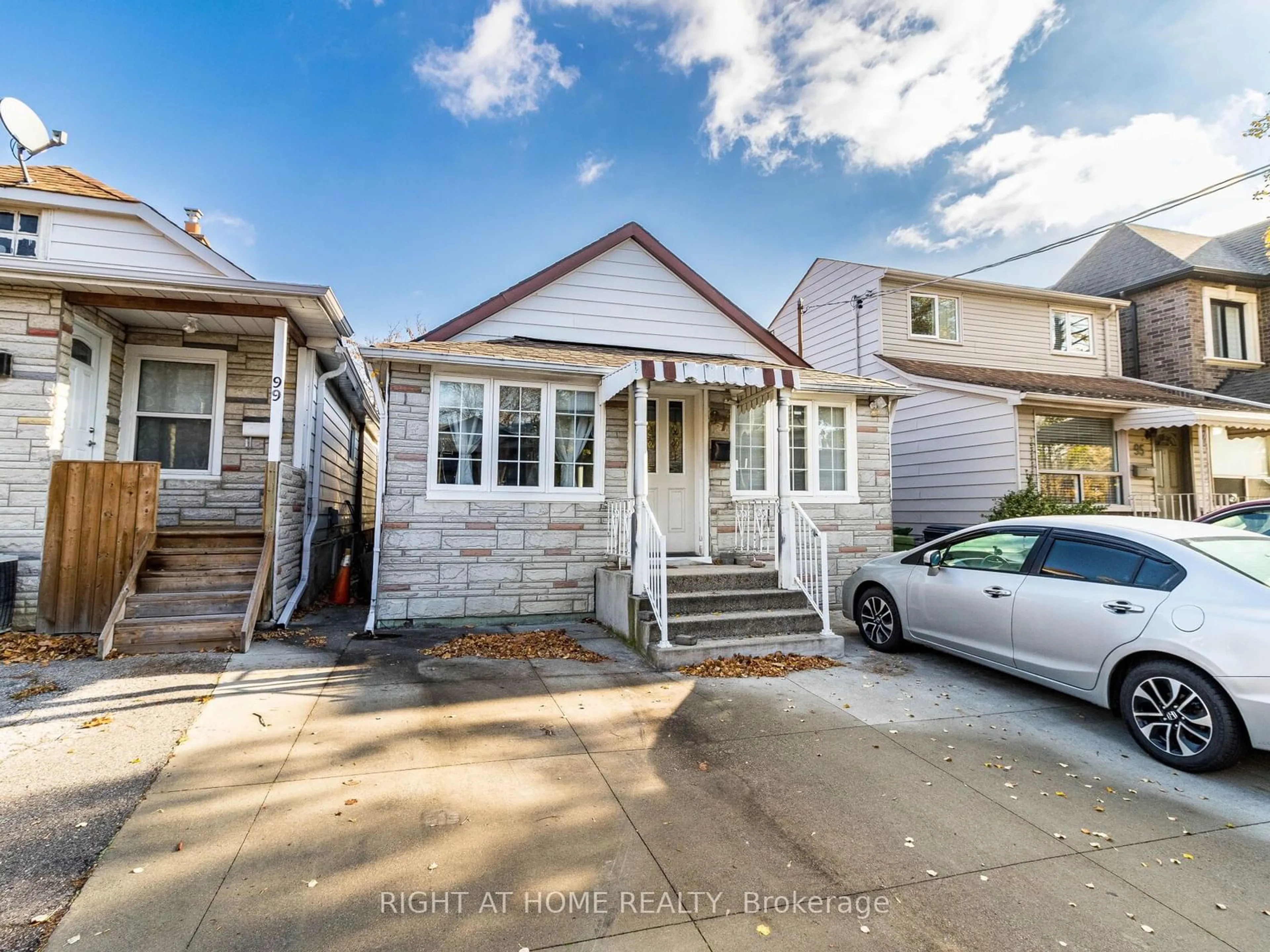 Frontside or backside of a home, the street view for 97 29th St, Toronto Ontario M8W 3B1