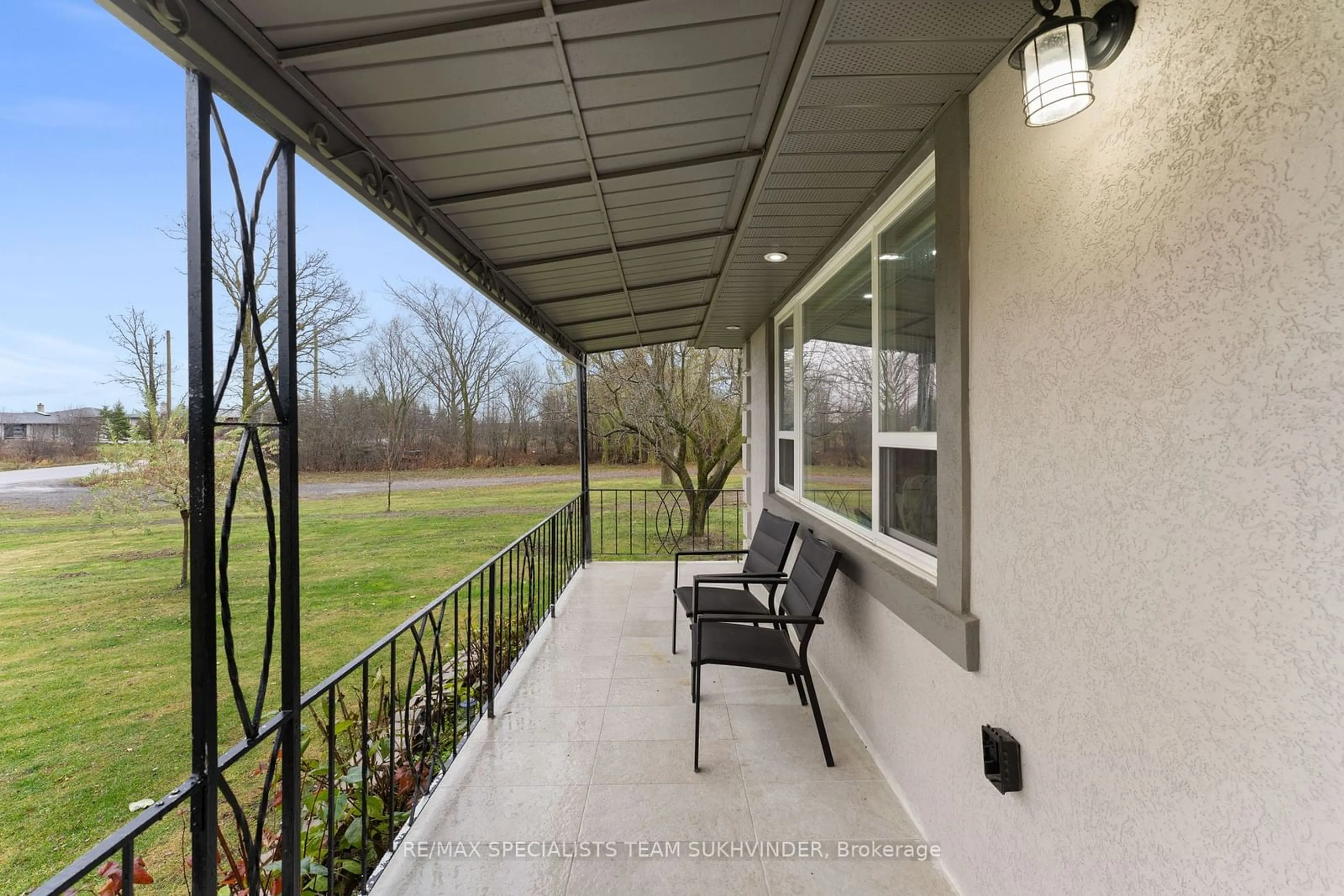 Patio, the fenced backyard for 13230 Centreville Creek Rd, Caledon Ontario L7C 3A7