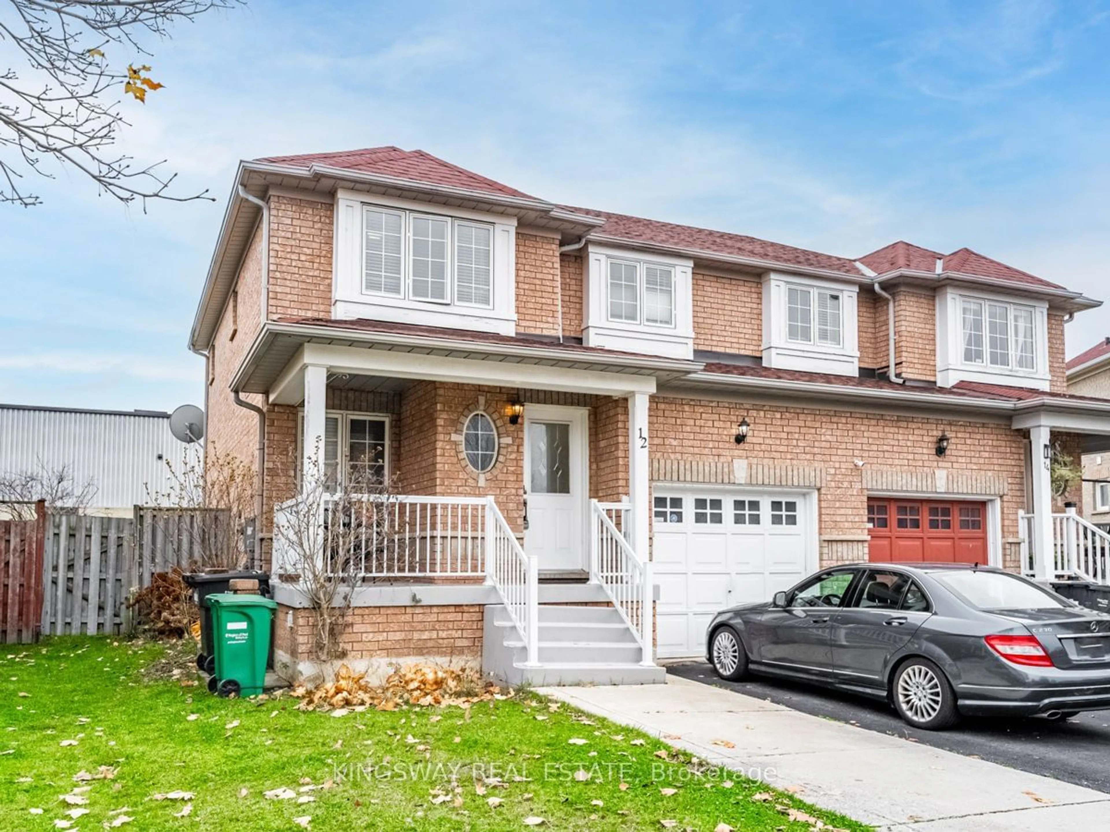 A pic from exterior of the house or condo, the street view for 12 Bramcedar Cres, Brampton Ontario L7A 1T1