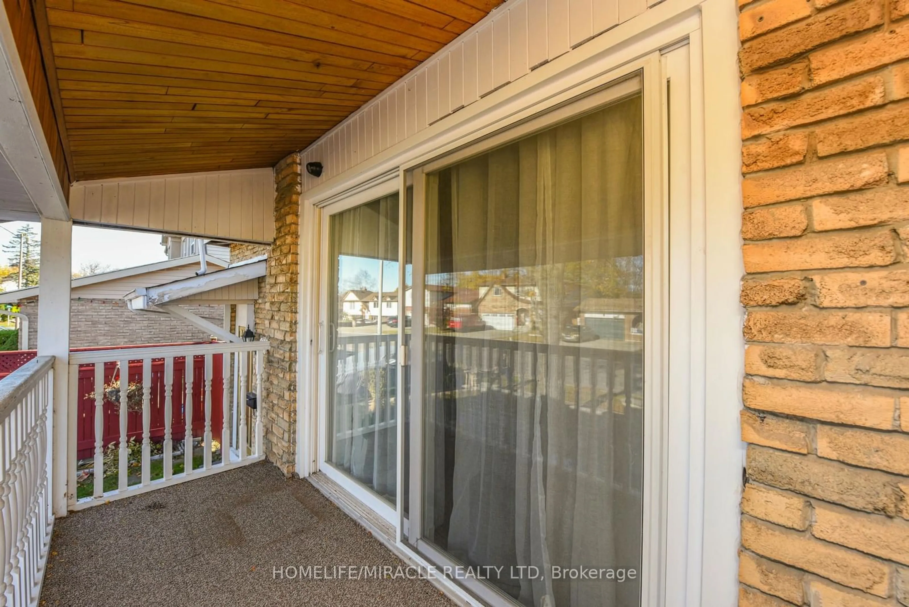 Balcony in the apartment, the front or back of building for 235 Hansen Rd, Brampton Ontario L6V 2T5